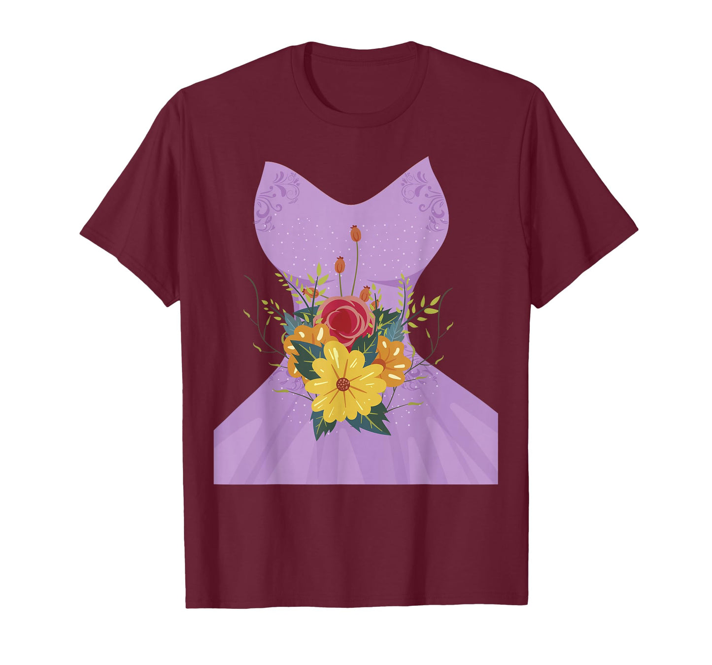 Simple Wedding Dress Gift for Bridal Showers Gift T-Shirt