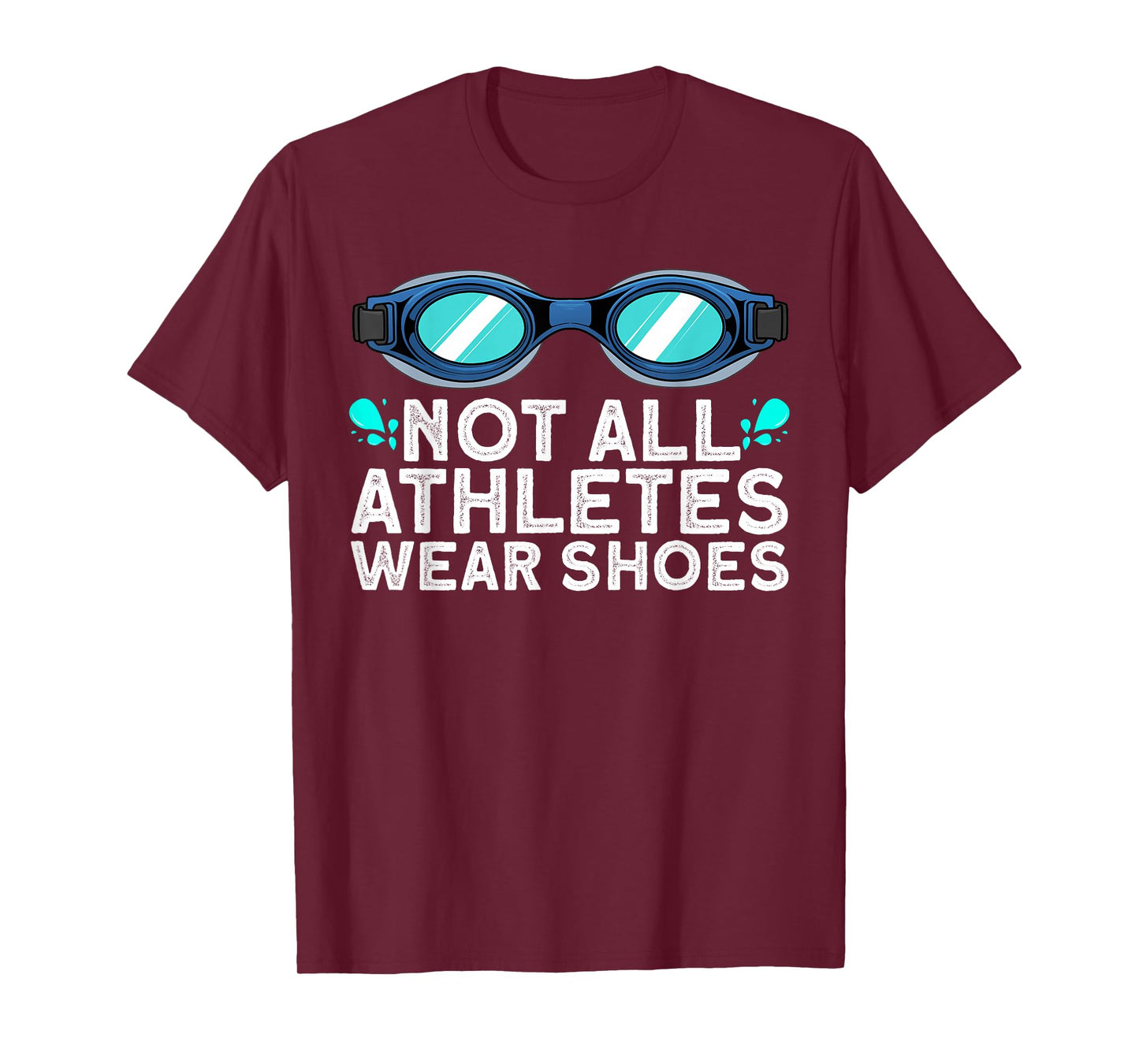 Cool Swimming for Men Women Swimmer Swim Instructor Goggles T-Shirt