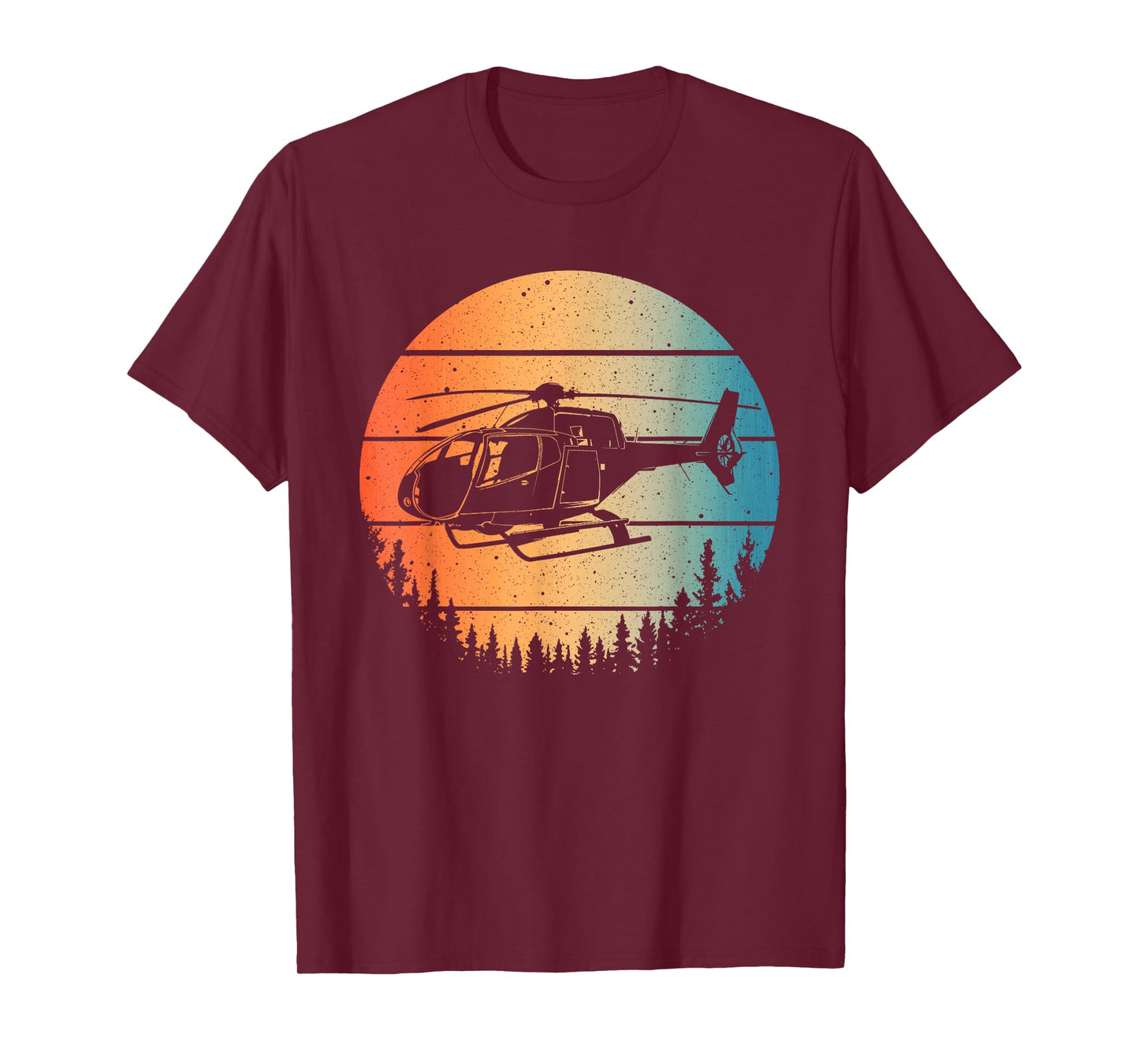 Cute Helicopter Art For Men Women Aviator Helicopter Pilot T-Shirt