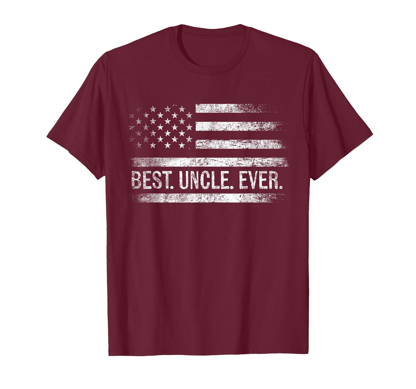 Best Uncle Ever American Flag Gifts Uncle Father's Day T-Shirt