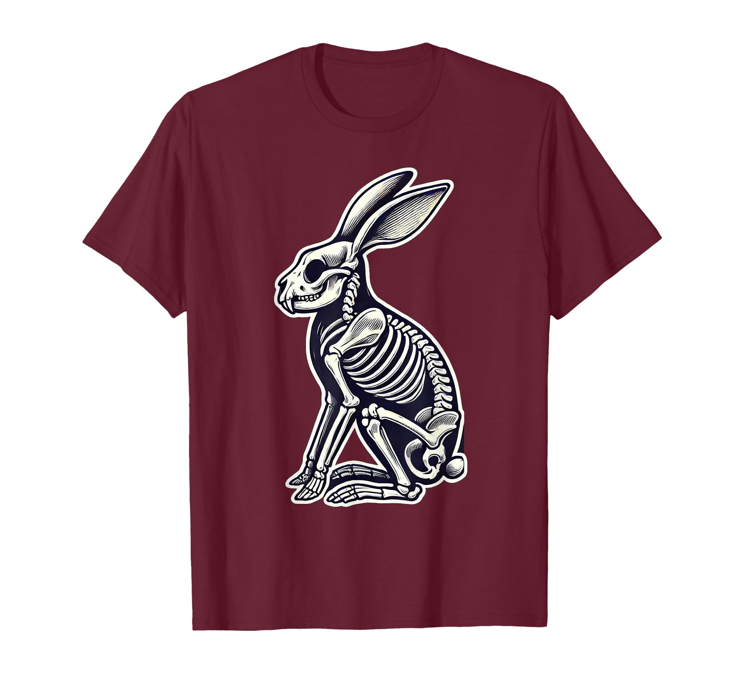 Rabbit Bunny Skeleton Halloween T-Shirt