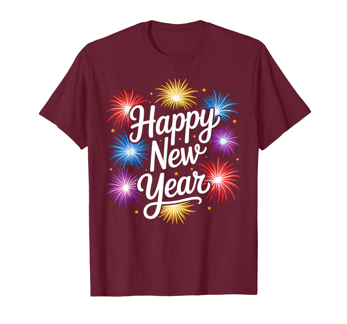 Happy New Year Party Family Matching New Years Eve Fireworks T-Shirt