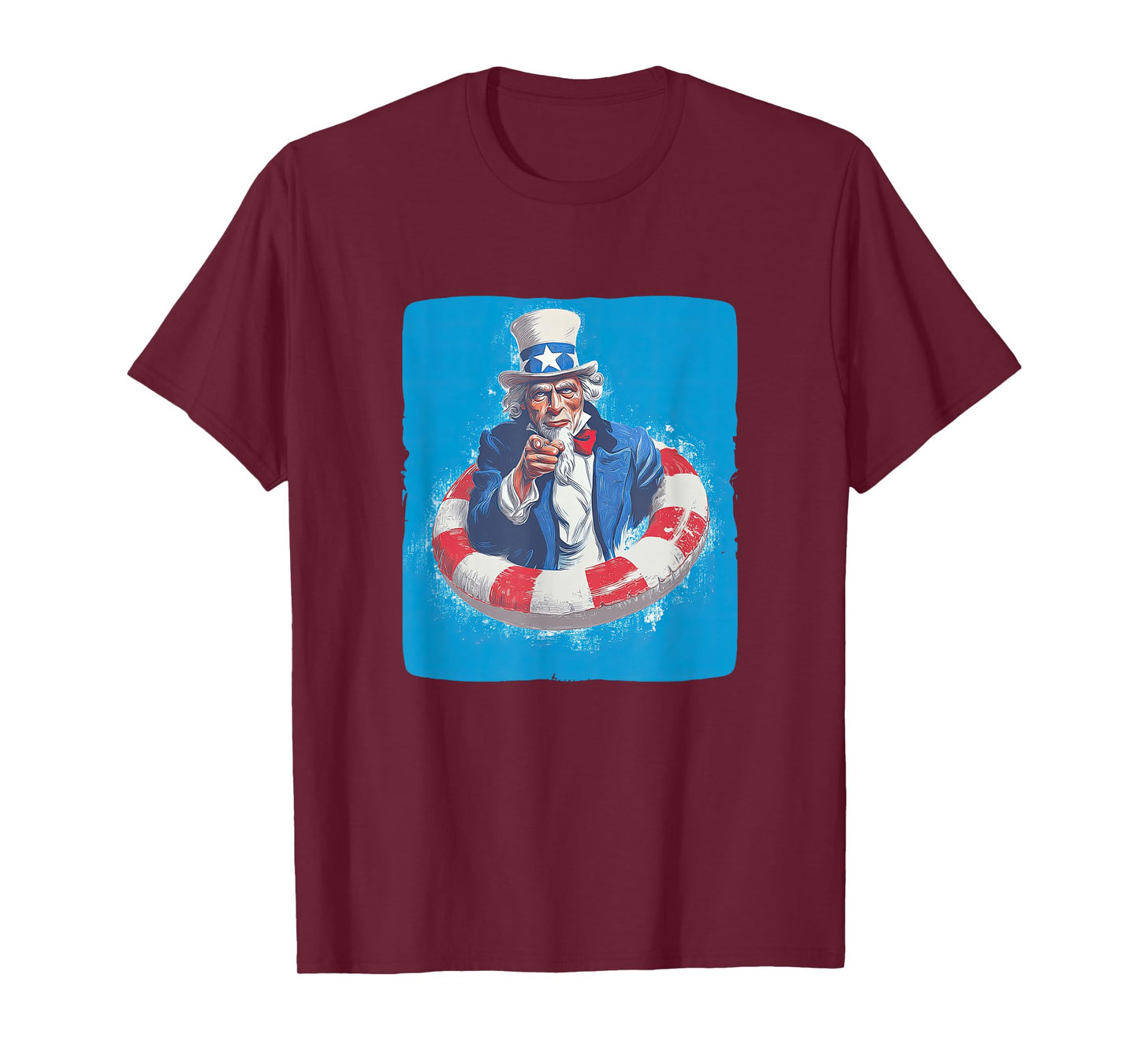 Cool Uncle with Pool Ring T-Shirt