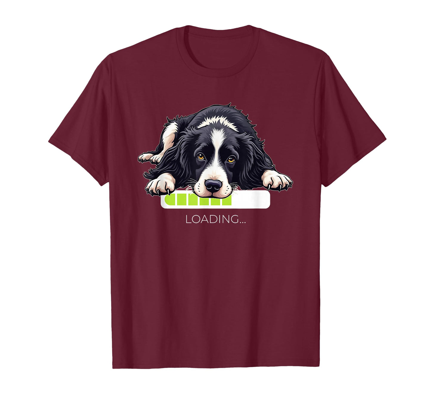 English Springer Spaniel Dog Loading T-Shirt
