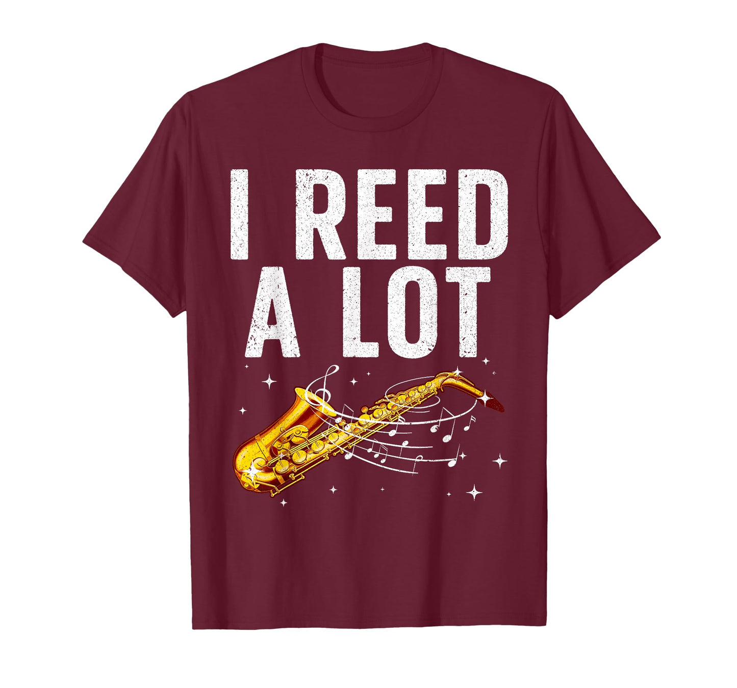 Funny Saxophone Design For Men Women Tenor Saxophone Player T-Shirt