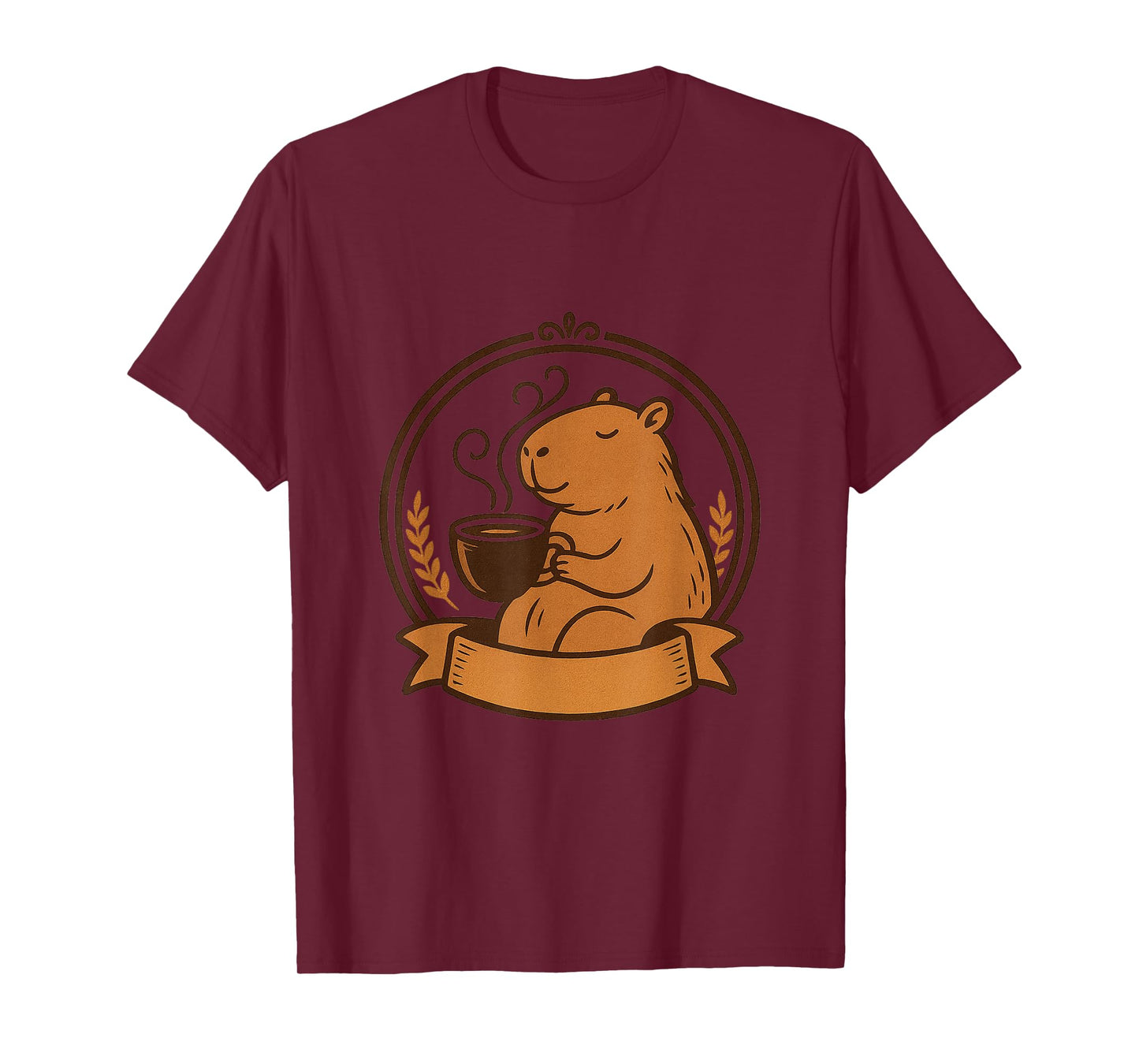 Espresso Mocha Coffee Java Decaf Latte at Capybara Cafe T-Shirt