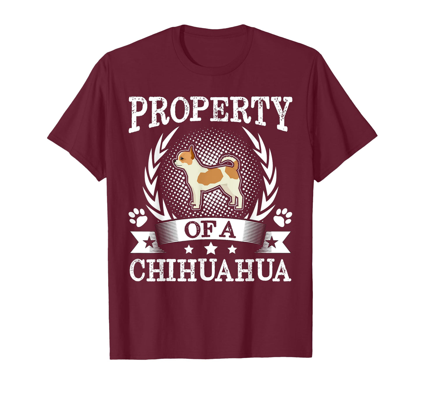 Property Of A Chihuahua Shirt Cute Dog Lover Gift T-Shirt