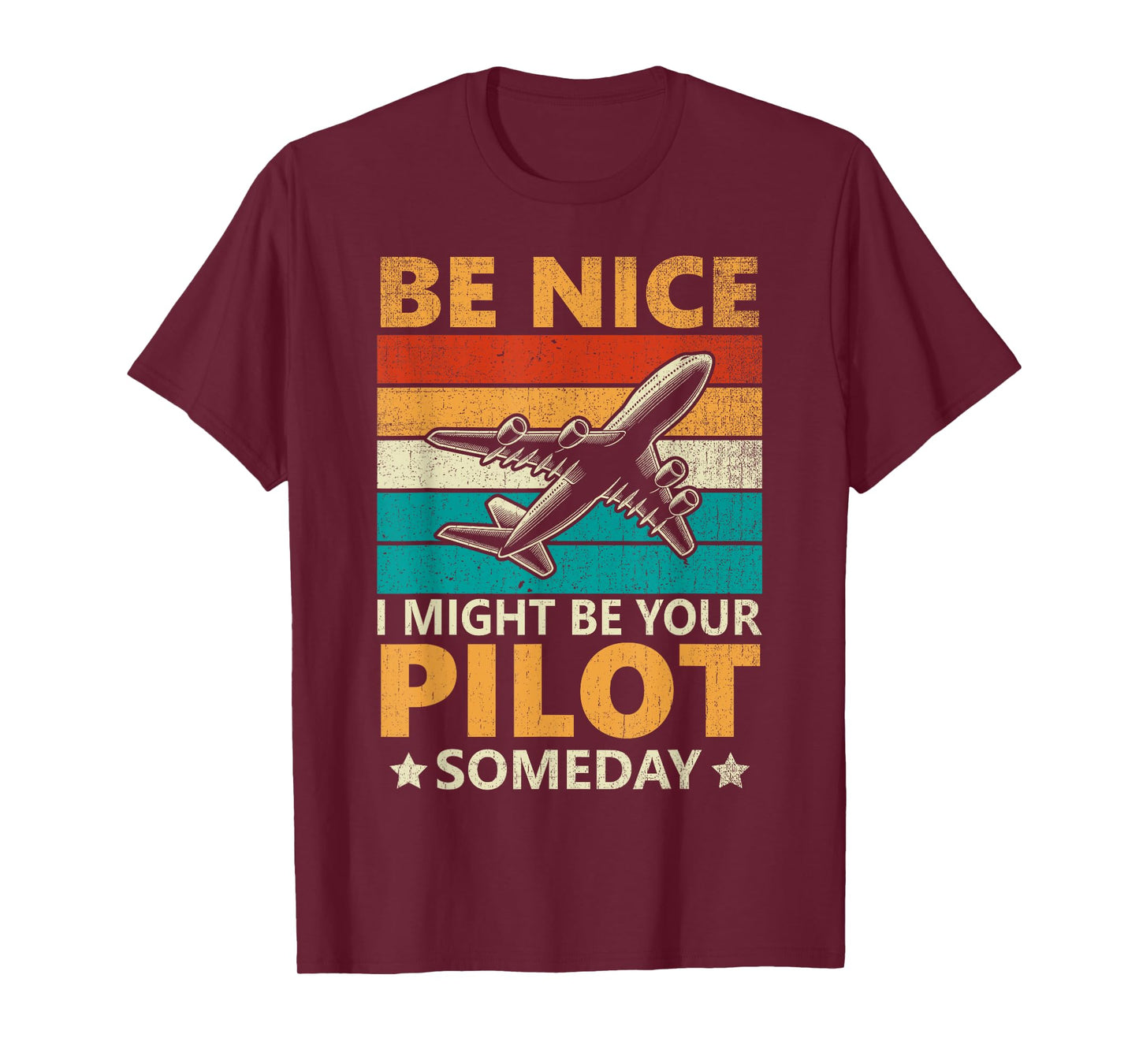 Funny Pilot Design For Men Women Aviation Airplane Pilot T-Shirt