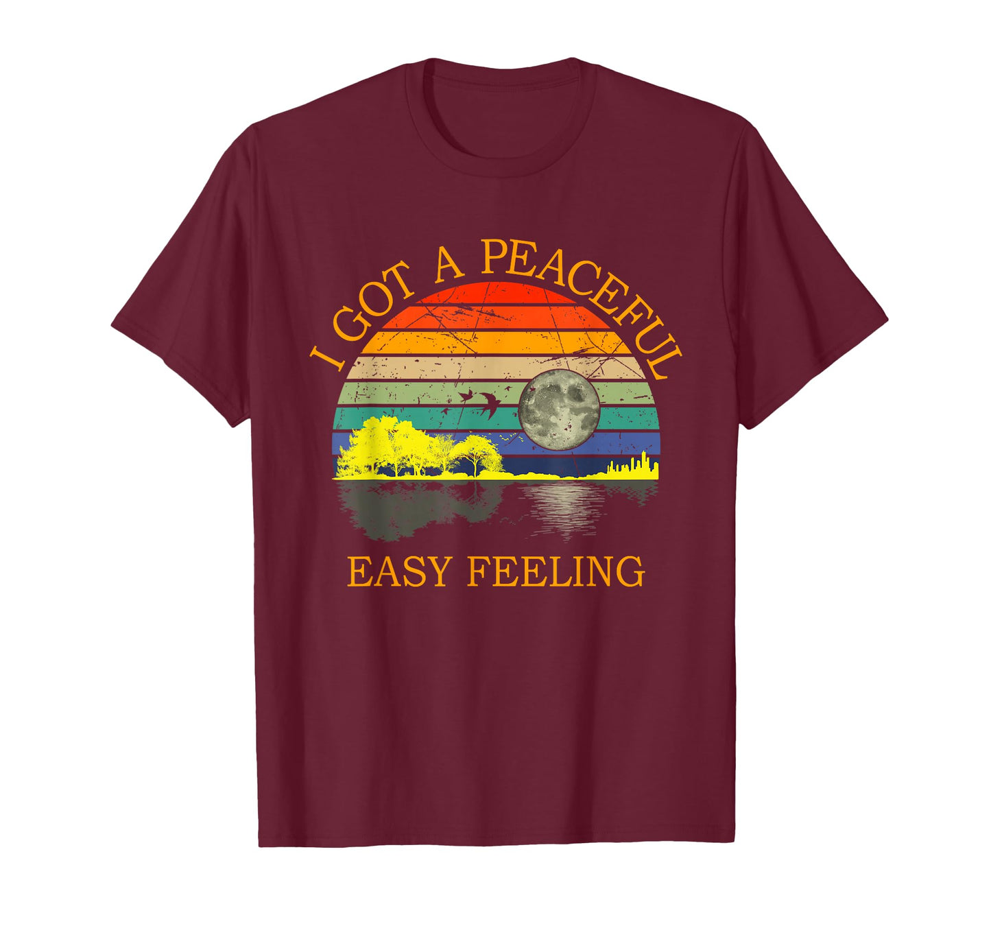 I Got An Easy Guitar Lake Shadow Peaceful Feeling T-Shirt