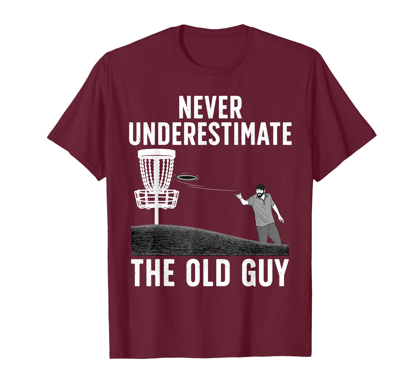 Cool Disc Golf For Men Dad Grandpa Disc Golf Players Lovers T-Shirt