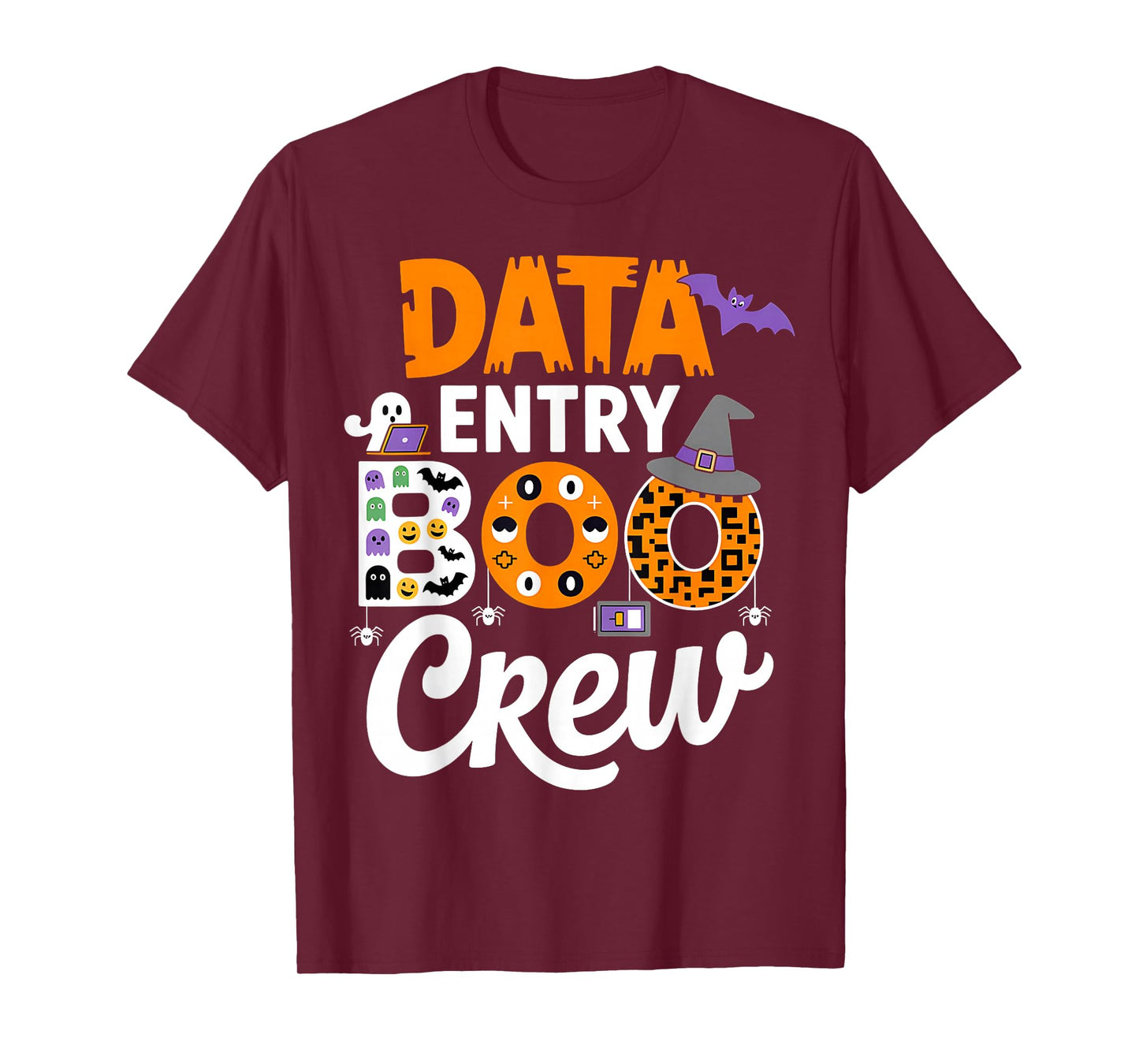 Data Entry Boo Crew Scientist Analyst Engineer Computer T-Shirt