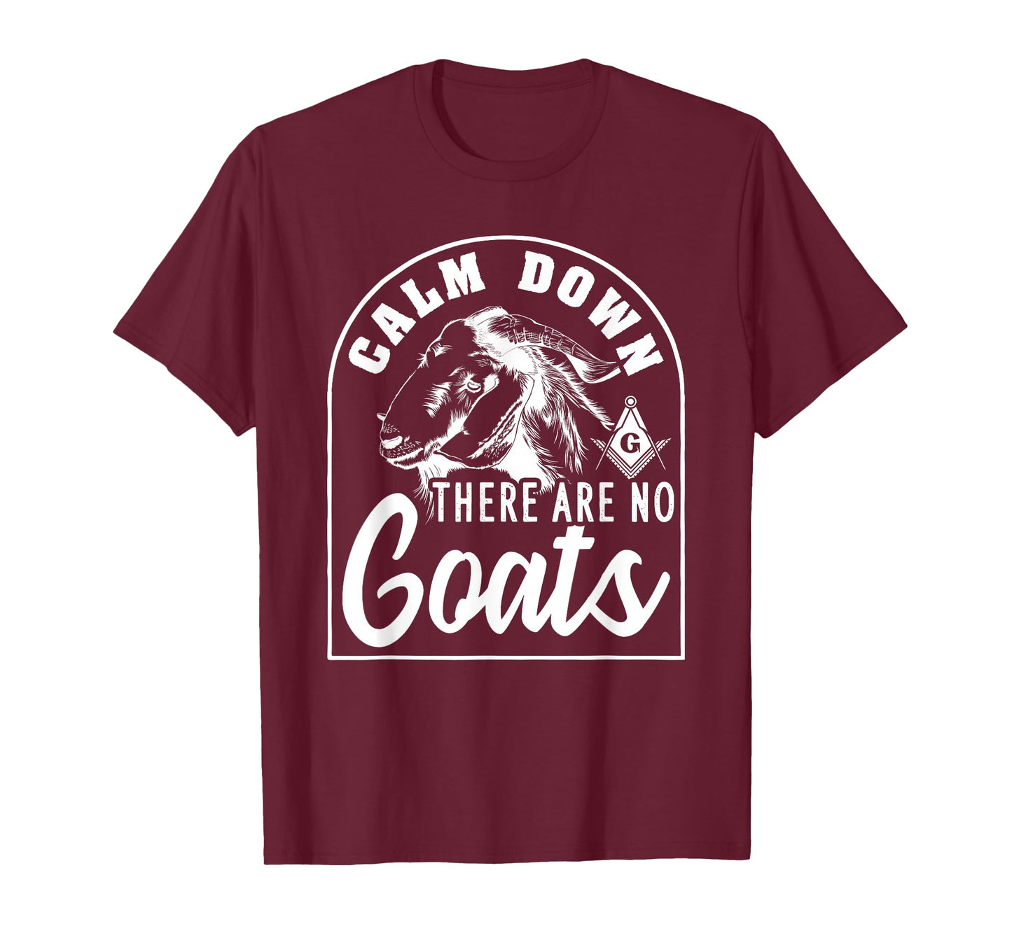 Freemasonry Goat Conspiracy Design T-Shirt