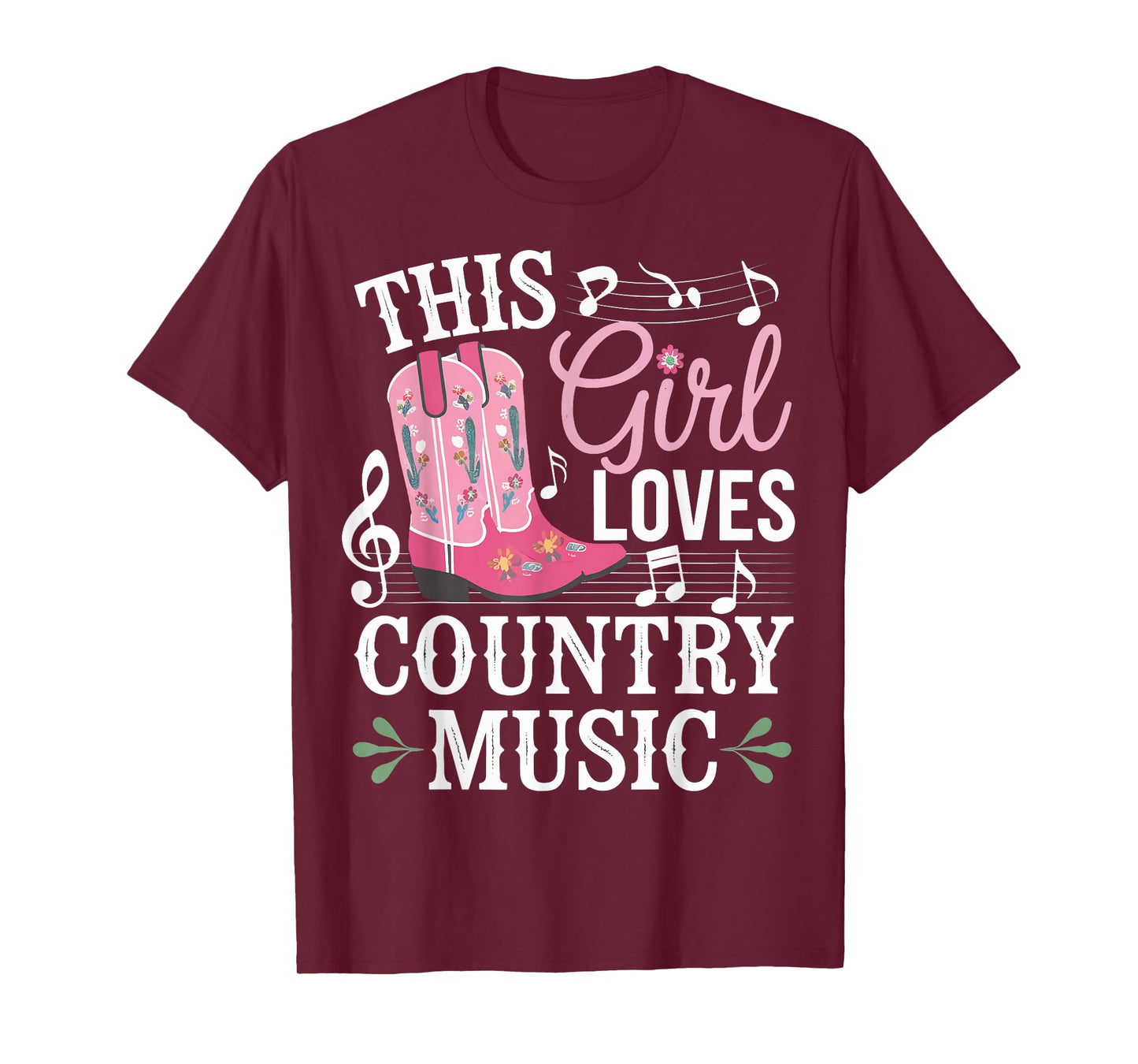 This Girl Loves Country Music T-Shirt