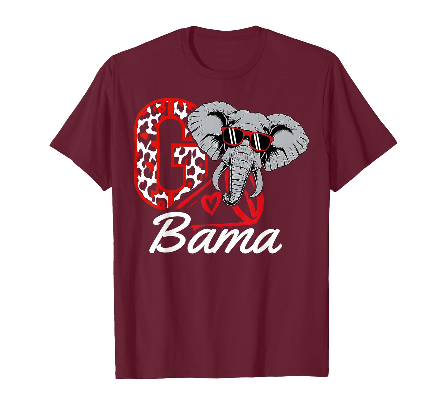 Retro Go Bama Heart Vintage Gift for Men Women Kid T-Shirt