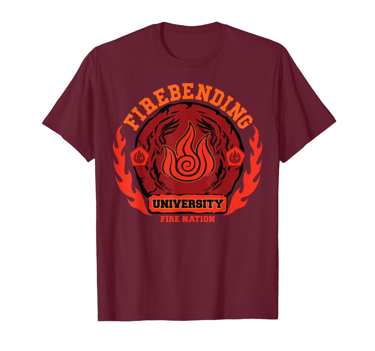 Fire bending University Logo Fire Nation T-Shirt