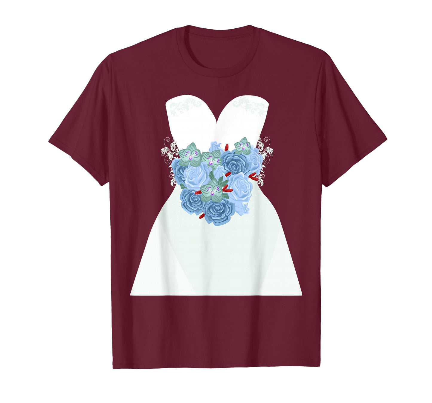 Simple Wedding Dress Gift for Bridal Showers Gift T-Shirt