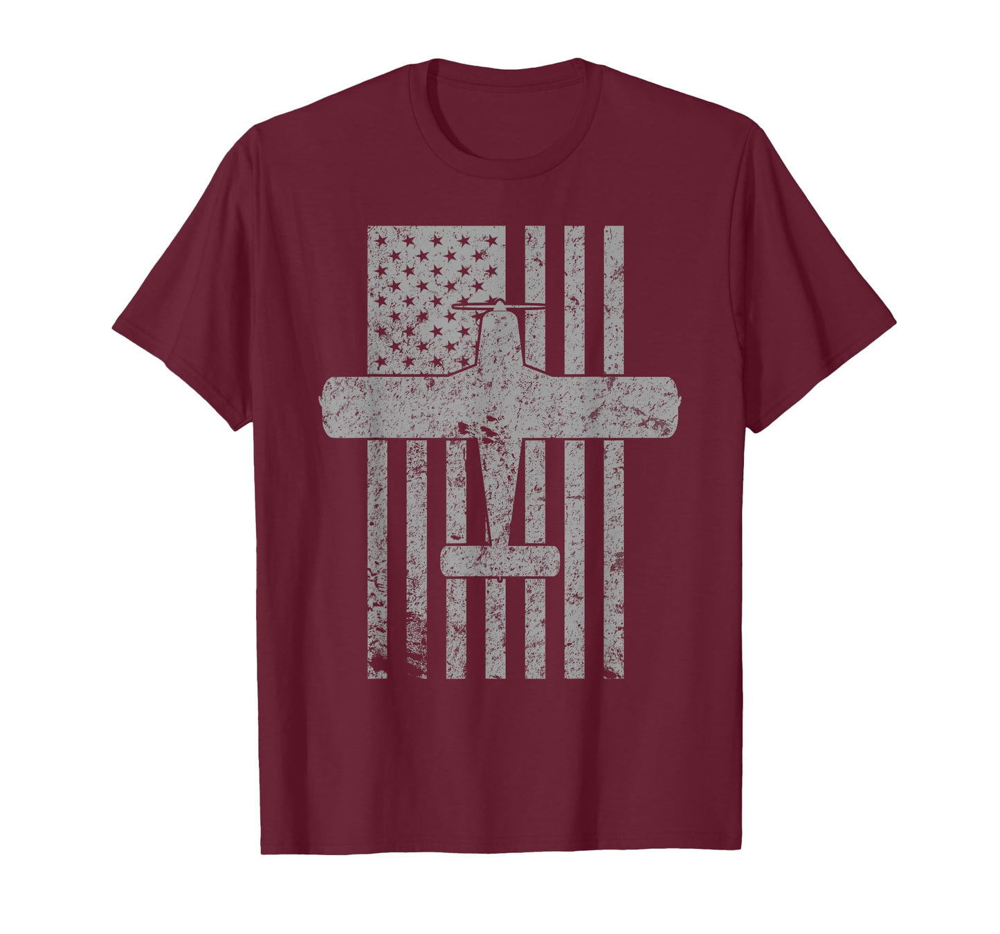 PA-28 Cherokee Pilot Vintage American Flag T-Shirt T-Shirt for Women Kids Men