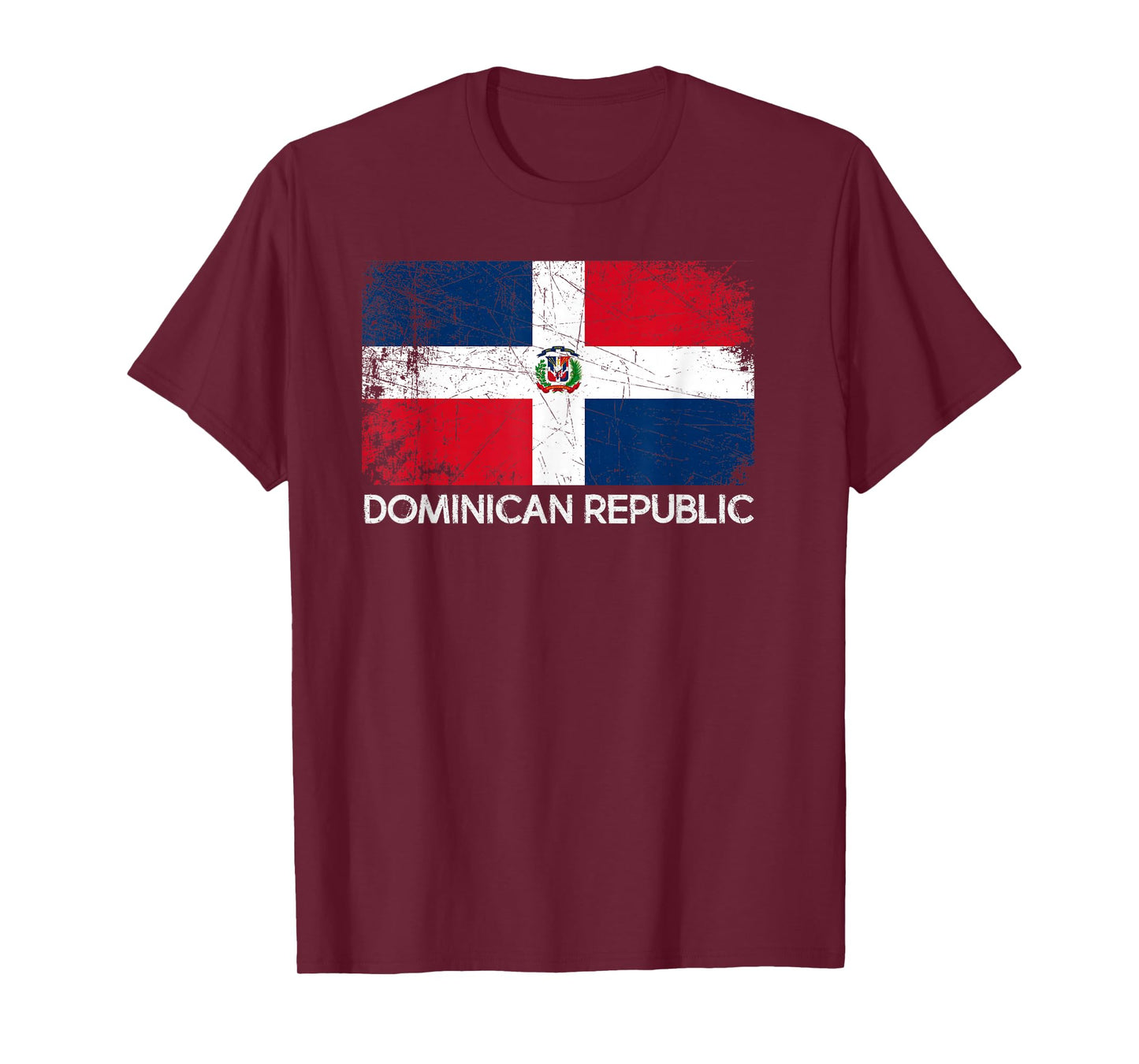Dominican Flag | Vintage Made In Dominican Republic T-Shirt