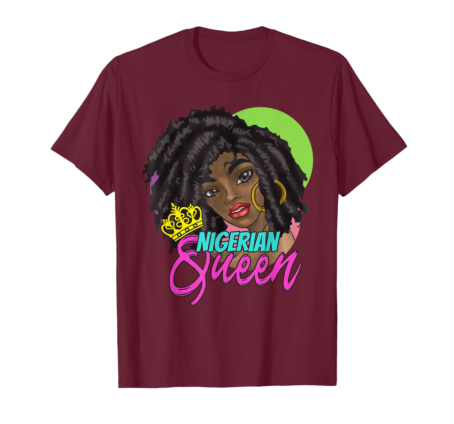 Nigeria Nigerian West Africa Proud Princess Queen Girl Woman T-Shirt