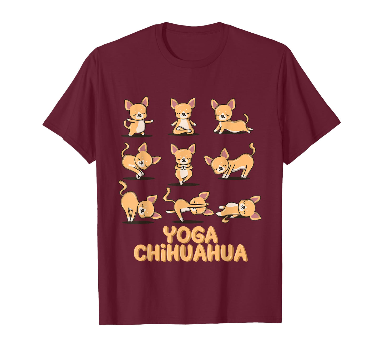 Chihuahua yoga shirt Chihuahua yoga pose meditation T-Shirt