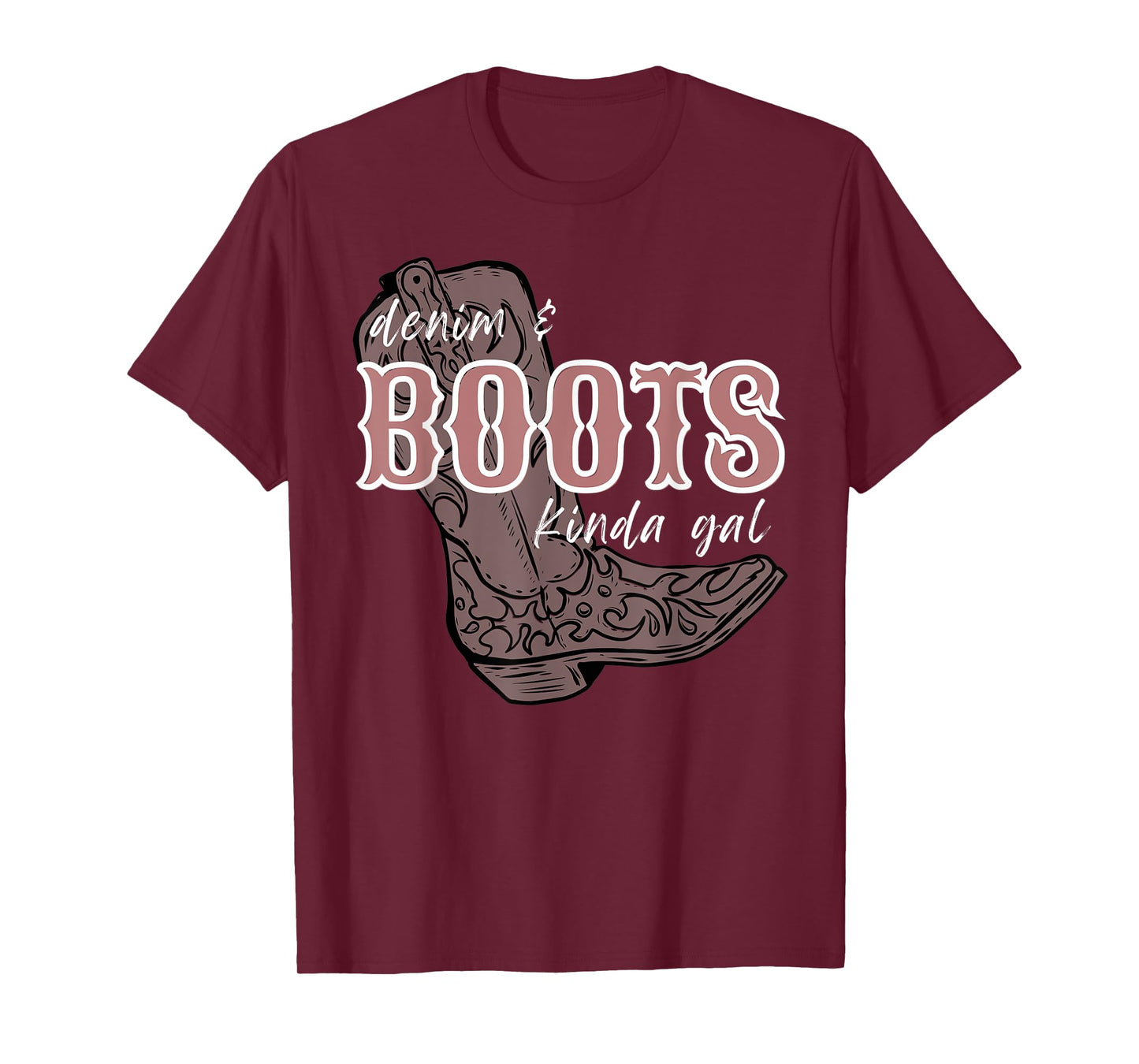 Denims and Boots kinda gals, country western farm boho Teen T-Shirt