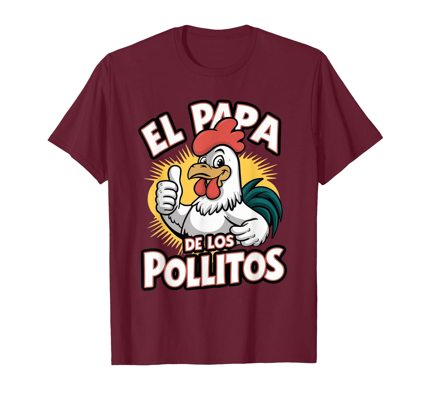 Funny el papa de los pollitos funny spanish dia del padre T-Shirt