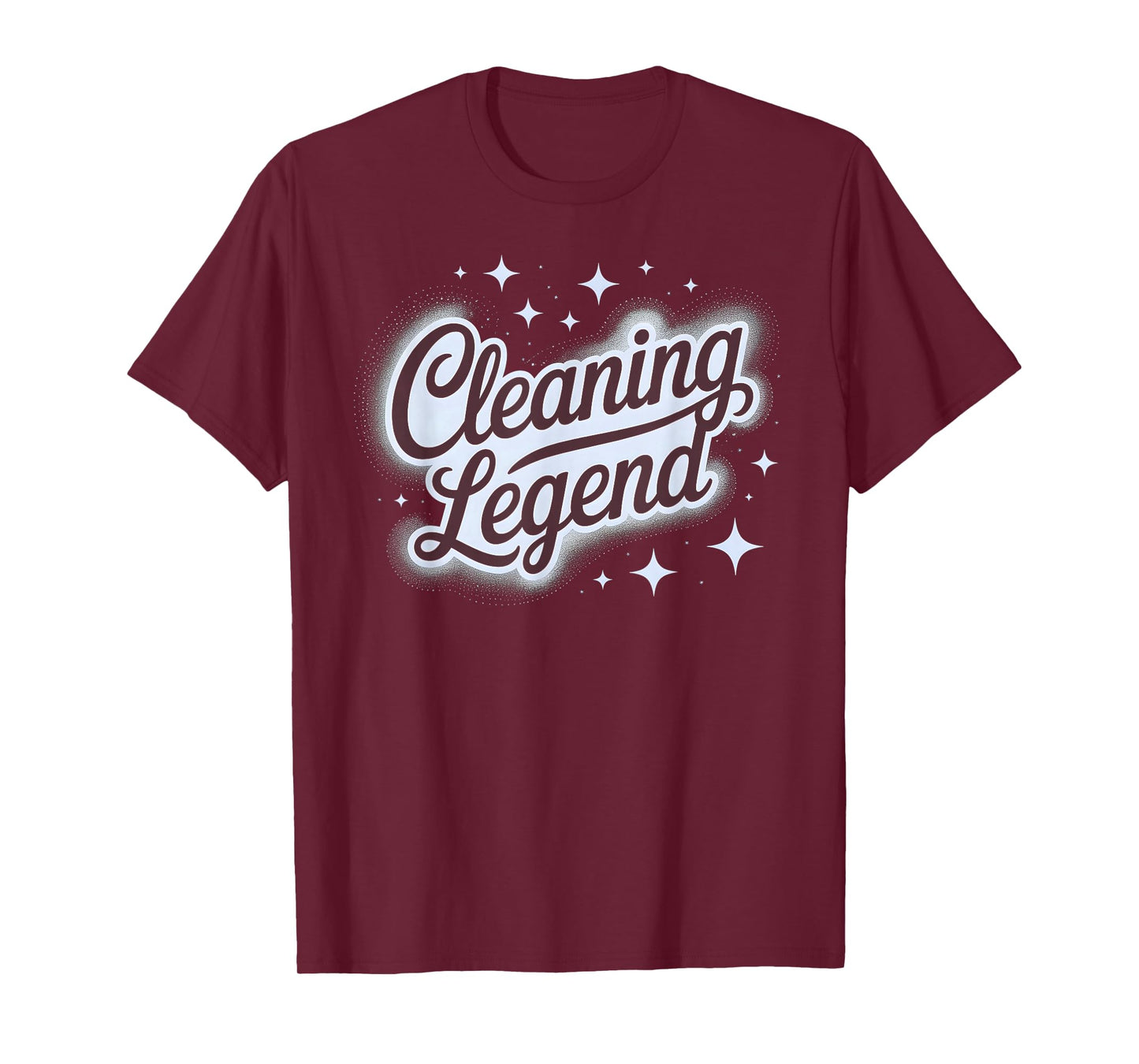 Motivational Cleaning Legend Housekeeper Crew Scrub Lady T-Shirt