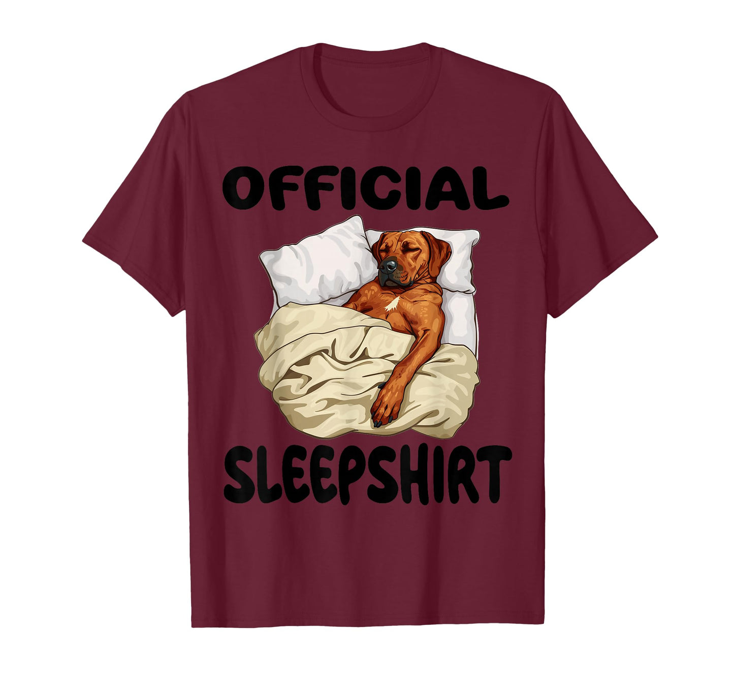 Rhodesian Ridgeback Dog Official Sleepshirt Pajamas T-Shirt