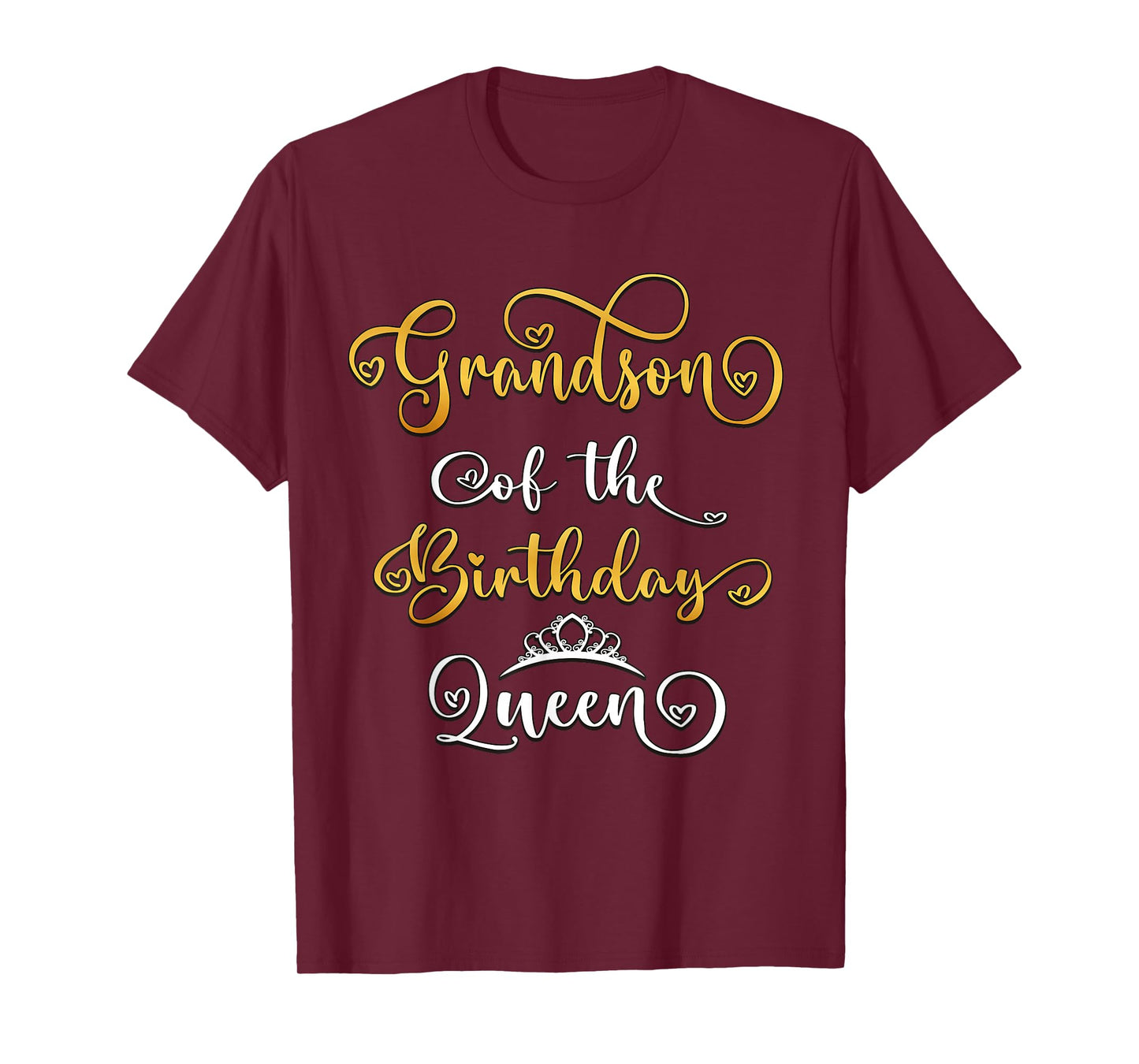 Grandson Of The Birthday Queen Bday Party T-Shirt
