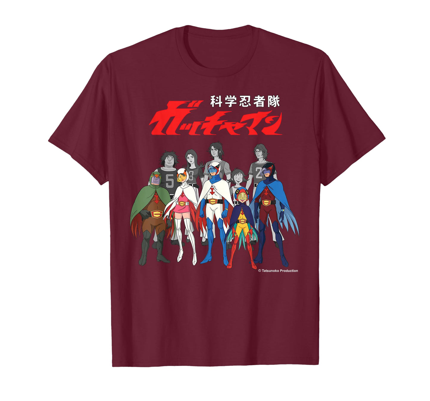 Manga Gatchaman Logo Alter Ego Line-Up T-Shirt