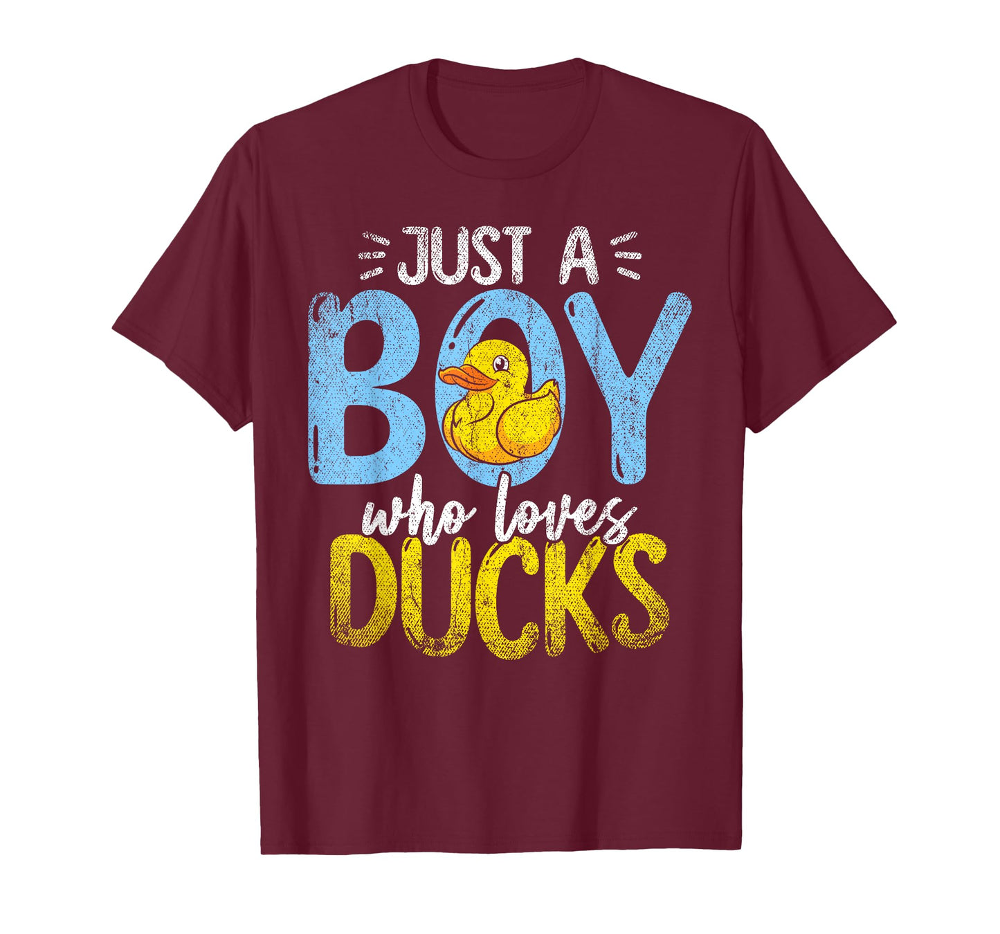 Nur ein Junge der Ducks liebt Badeente T-Shirt