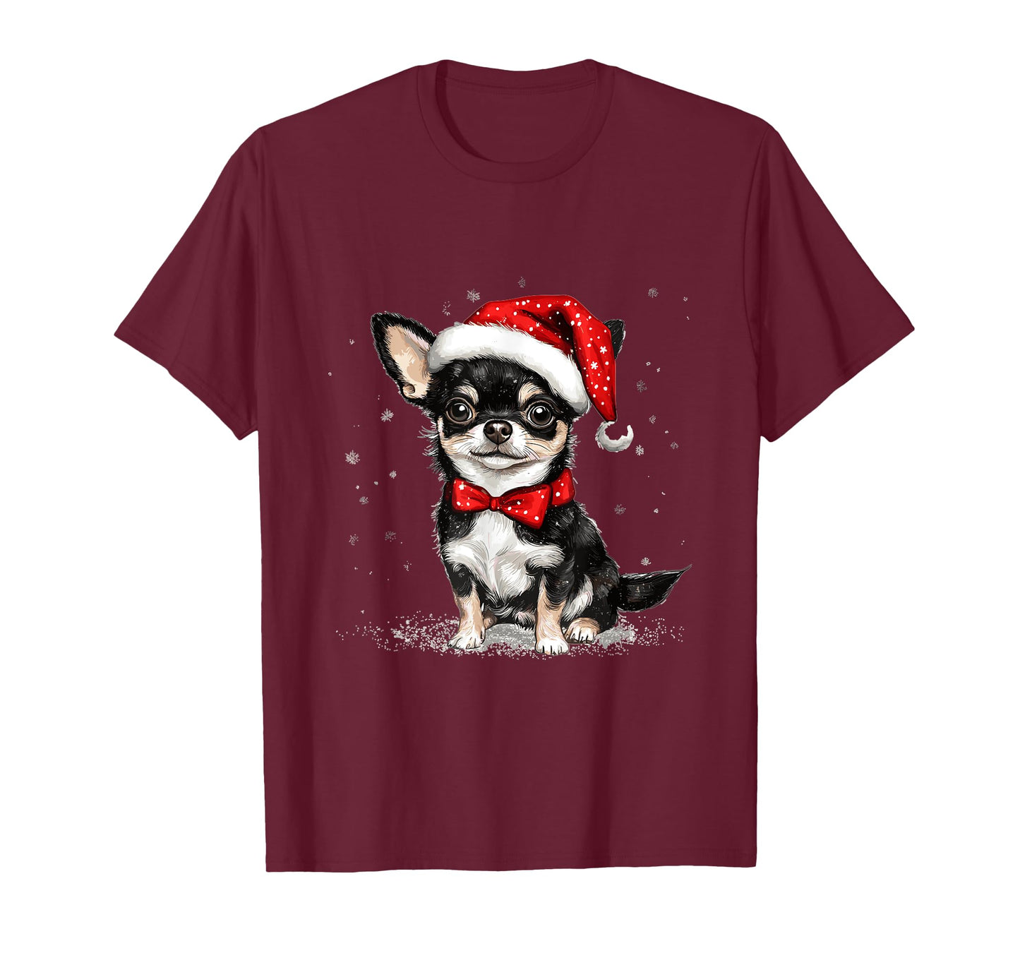 Cute Chihuahua Chiwawa dog Dog Christmas Merry X-mas Graphic T-Shirt