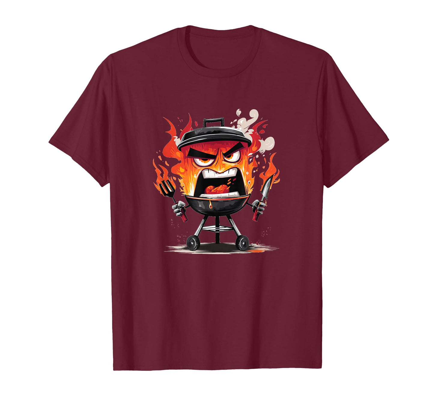 Fire Barbecue Costume for Grill and BBQ Lovers T-Shirt