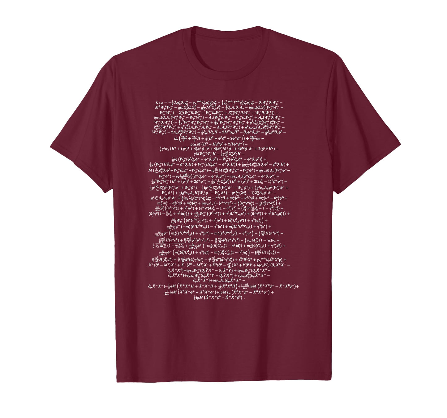 Standard Model Lagrangian Higgs Boson Physics Teacher T-Shirt