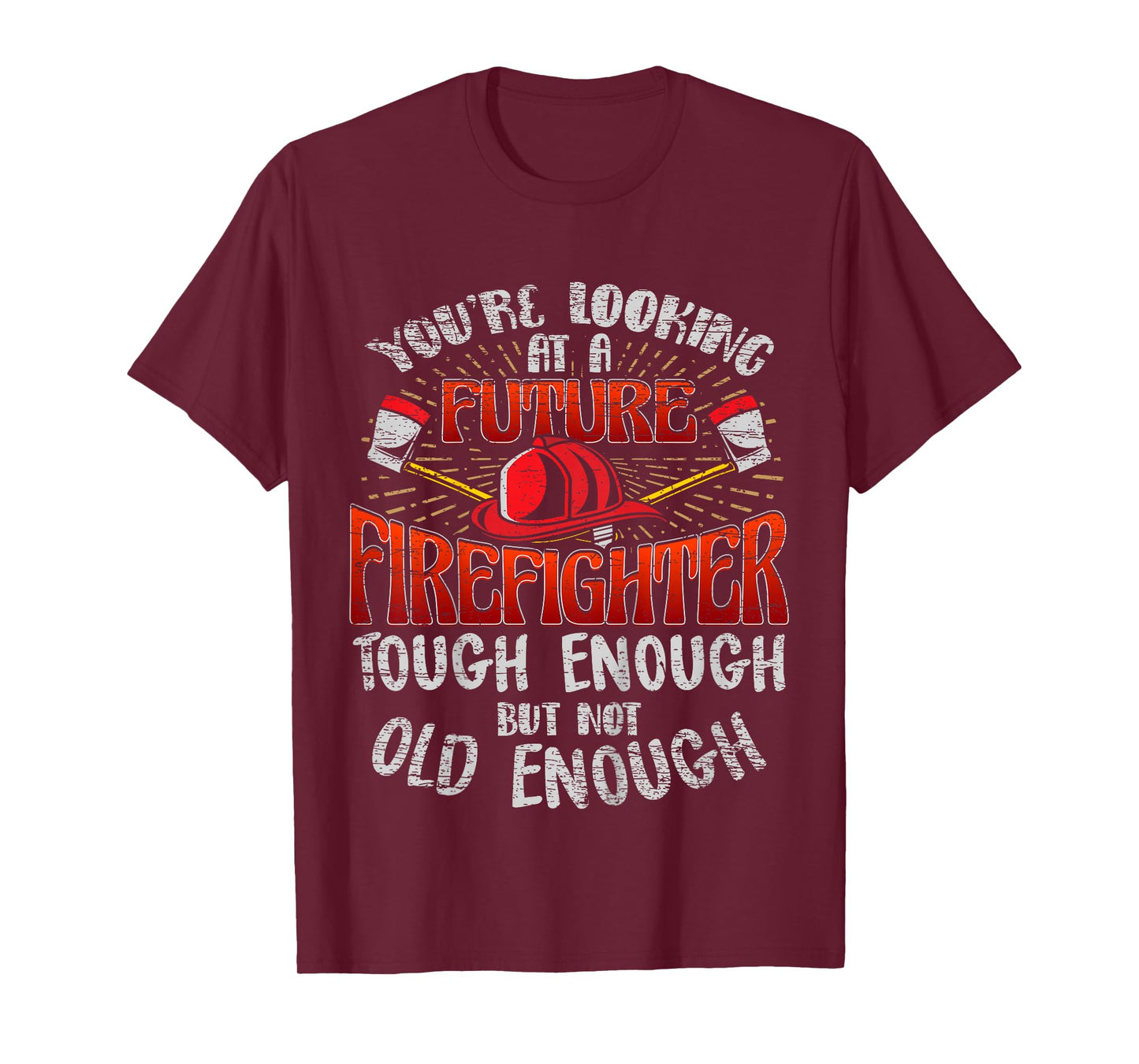 Kids Future Firefighter T Shirt Kids Boys Youth Men Funny T-Shirt T-Shirt
