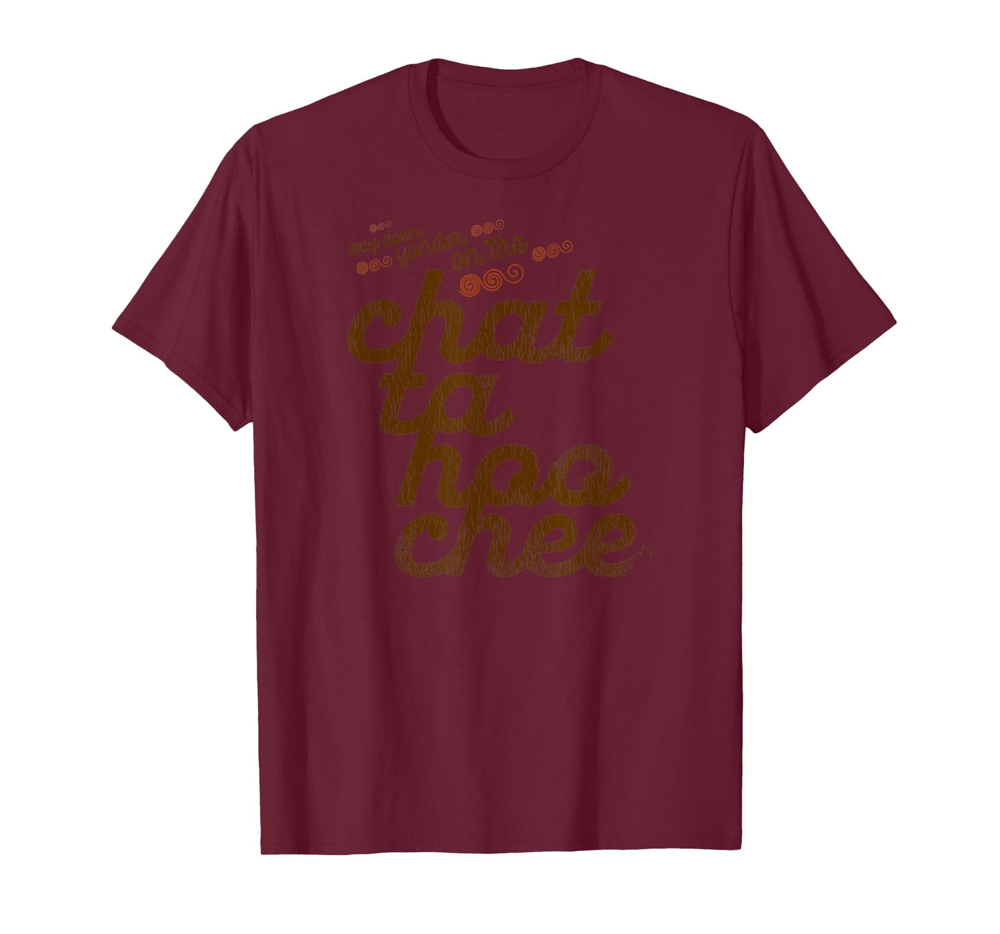 Retro Vintage Way D.O.W.N Yonder On The Chattahoochee T-Shirt