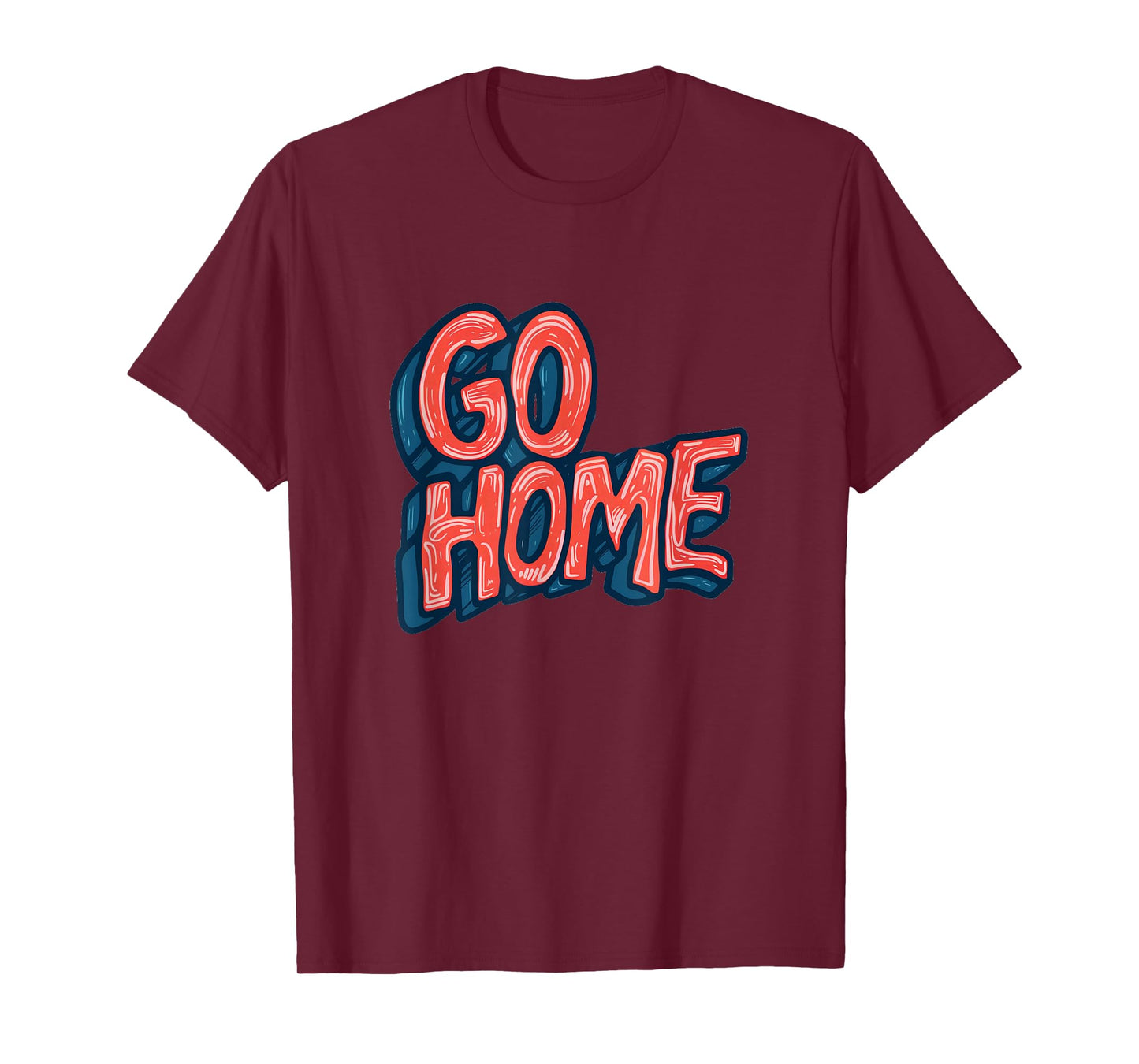 Awesome Go Home Emblem Costume T-Shirt