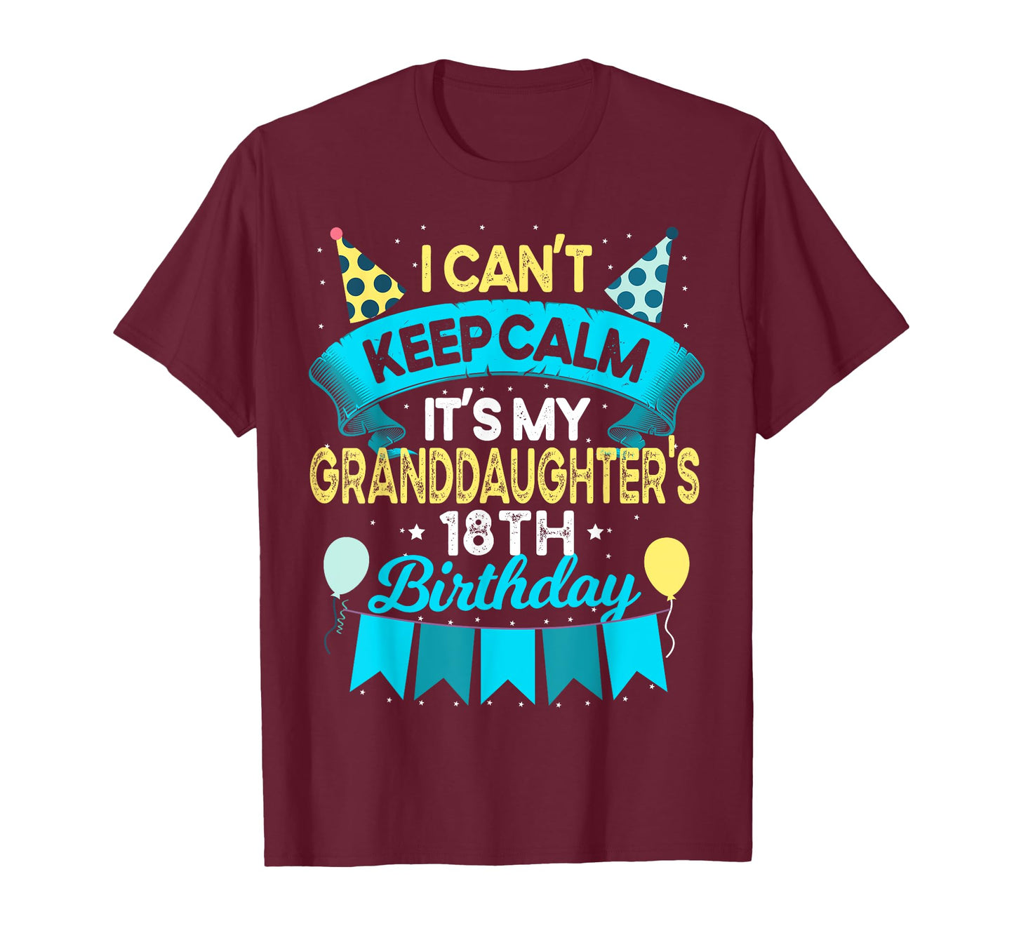 It's My Granddaughter 18th Birthday Shirt Gift 18 Years Old T-Shirt
