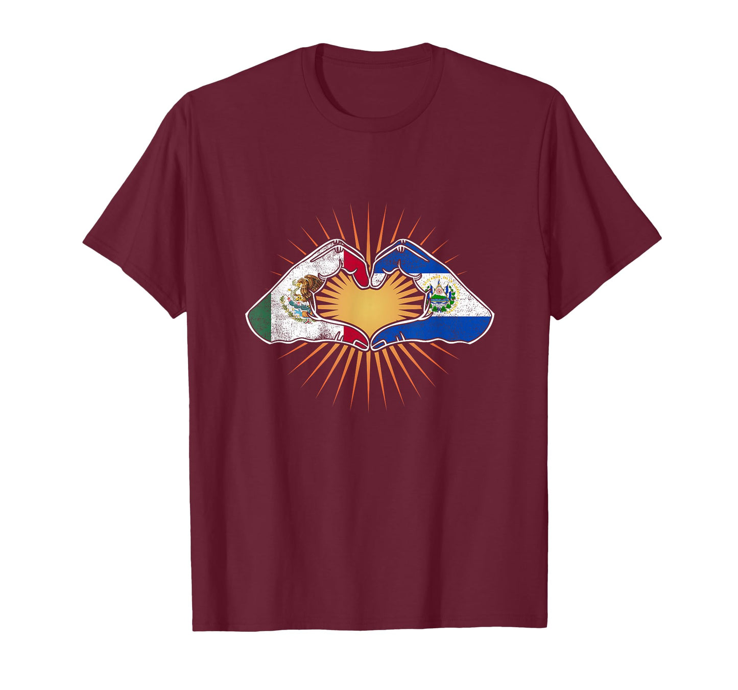 Heart Hands Mexico and El Salvador T-Shirt