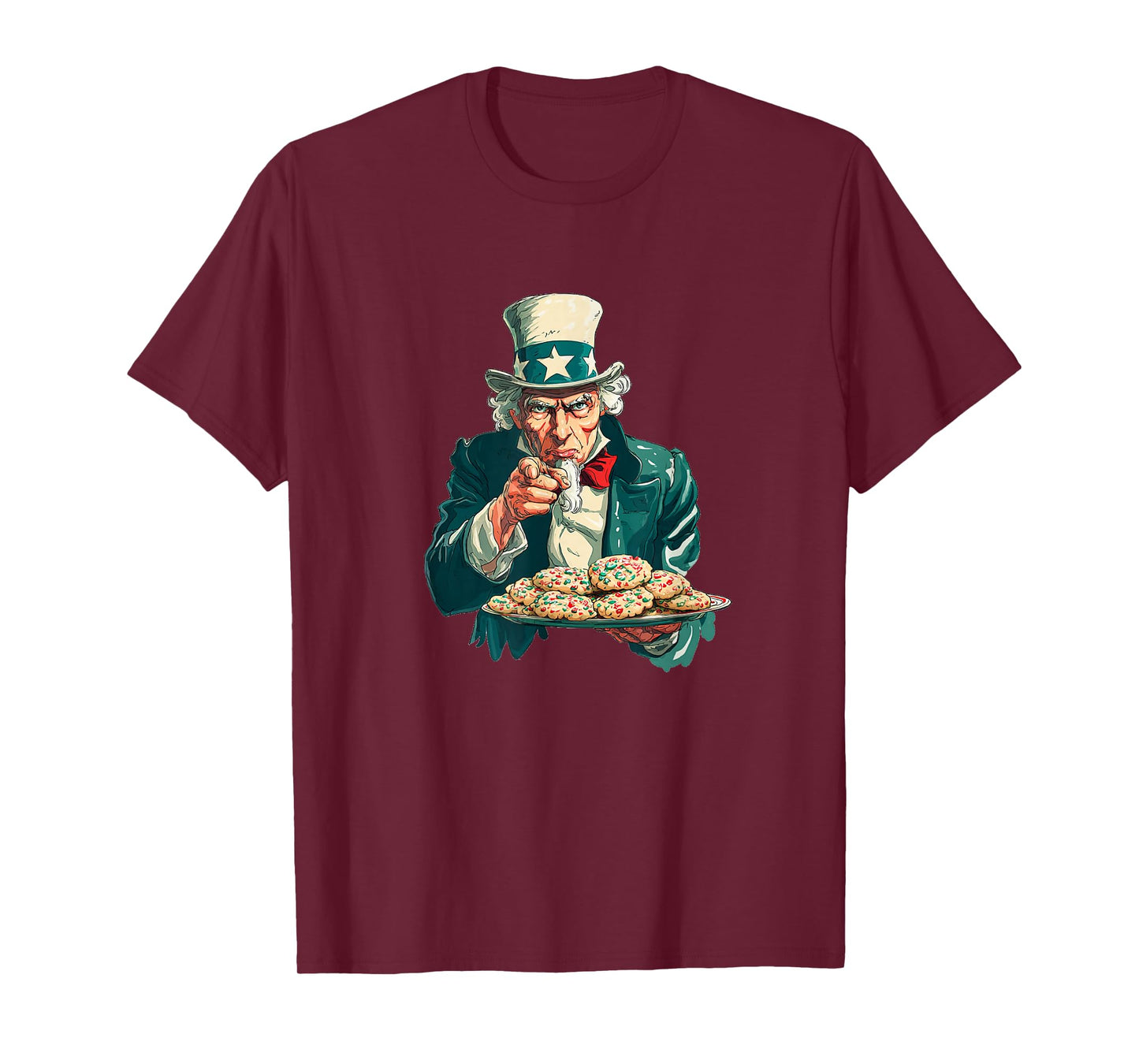 Awesome Festive Uncle with Xmas Cookies for Boys and Girls T-Shirt