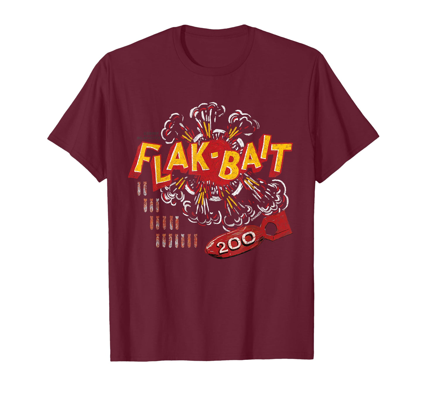 Flak-Bait | Martin B-26 Marauder WW2 Nose Art | Flak Bait T-Shirt
