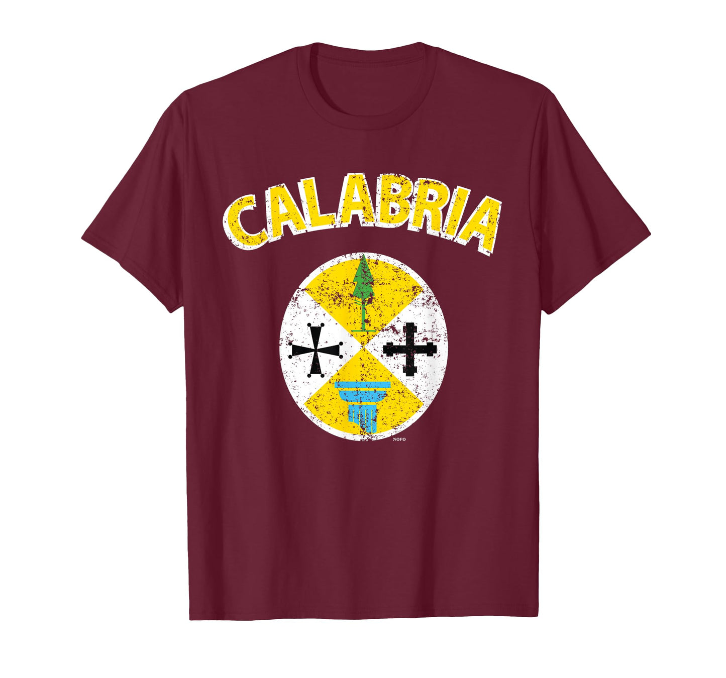 Calabria Italia Flag, Calabrian Italy Italian Region T-Shirt T-Shirt