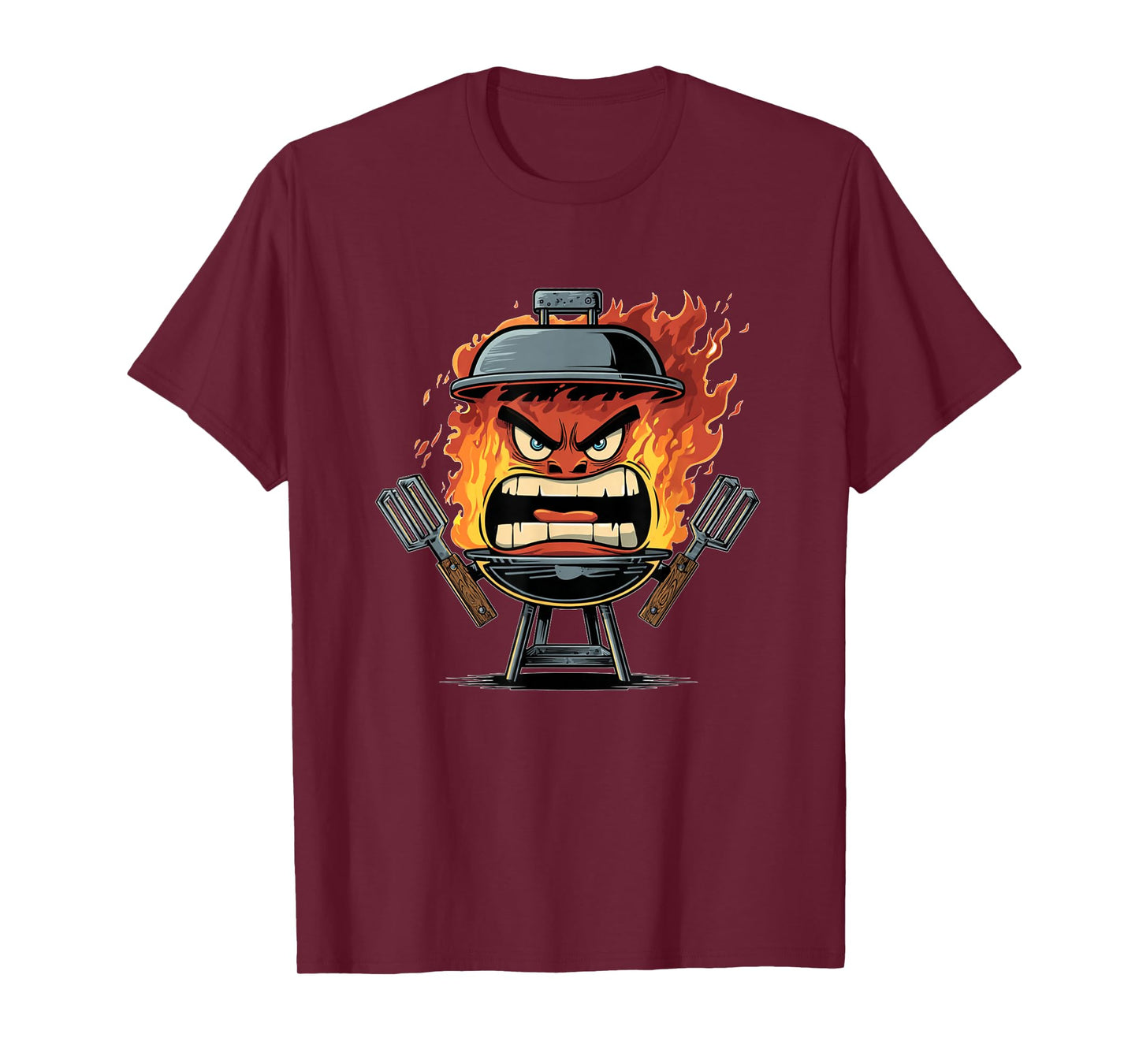 Awesome Fire Barbecue Costume for Flames and BBQ Lovers T-Shirt