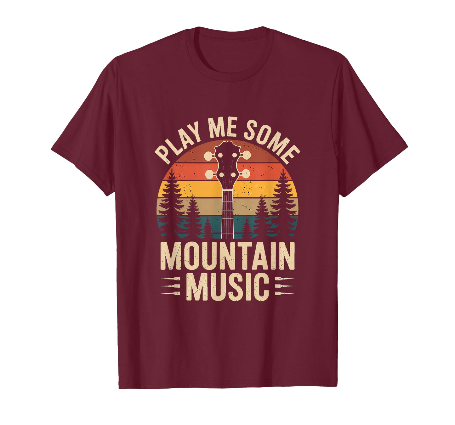 Play Me Some Mountain Music Country Music Western T-Shirt