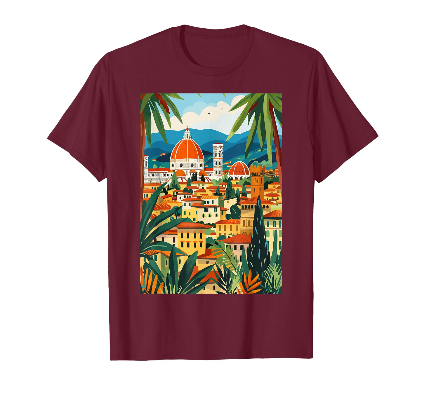 Italy Florence Nature Italian Art Graphic T-Shirt