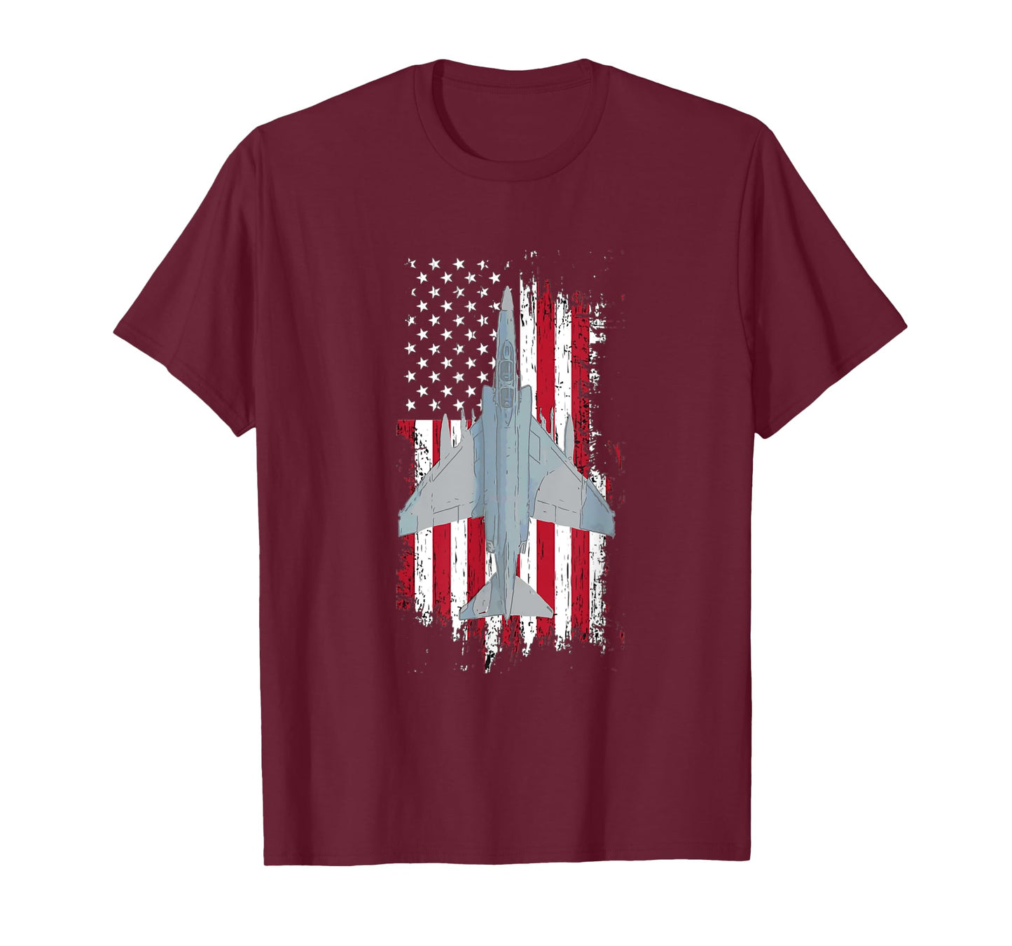 F-4 Phantom American Flag Military Aviation Shirt Women Men T-Shirt