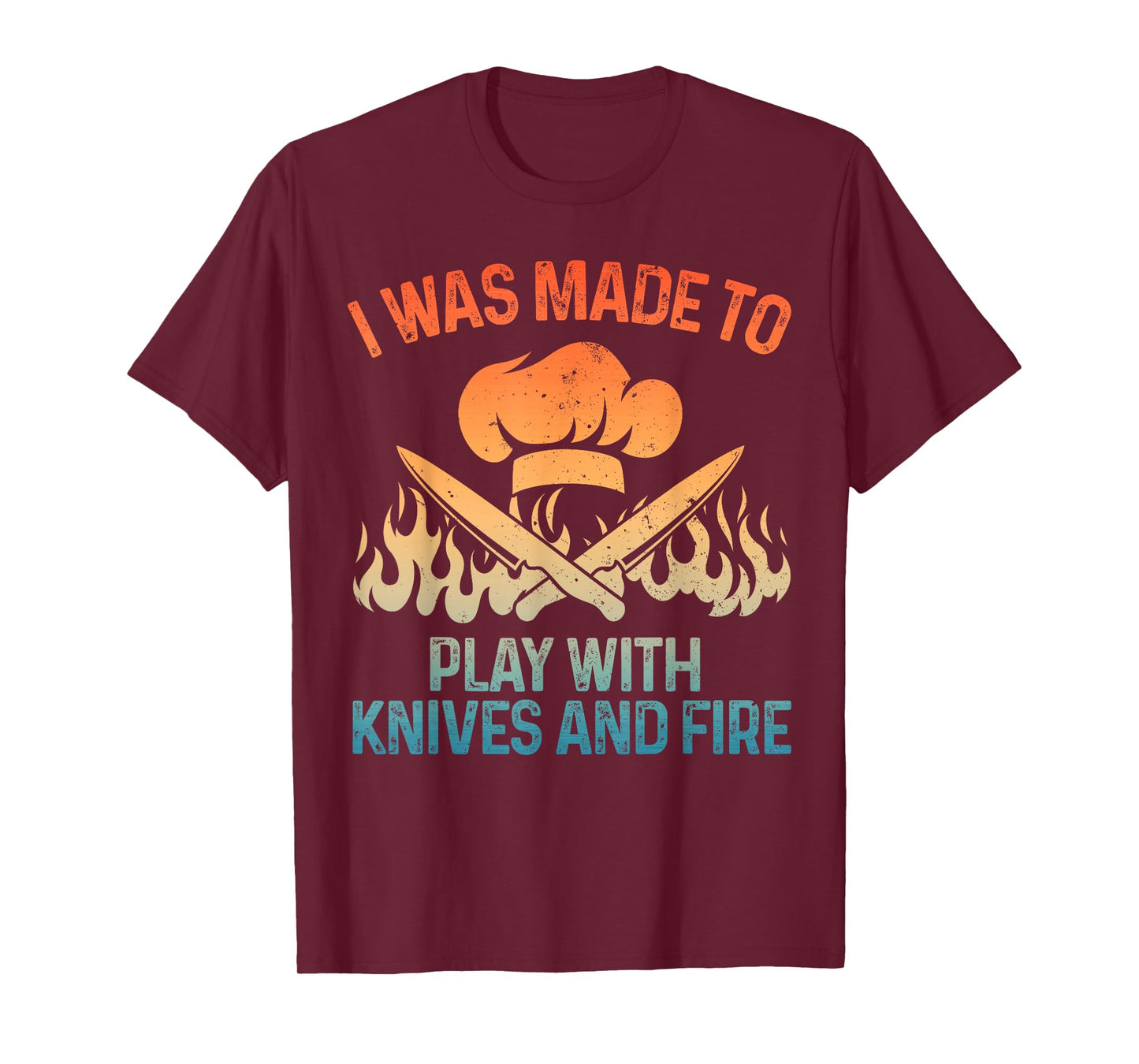 Funny Chef Design For Men Women Cooking Lovers Culinary Chef T-Shirt
