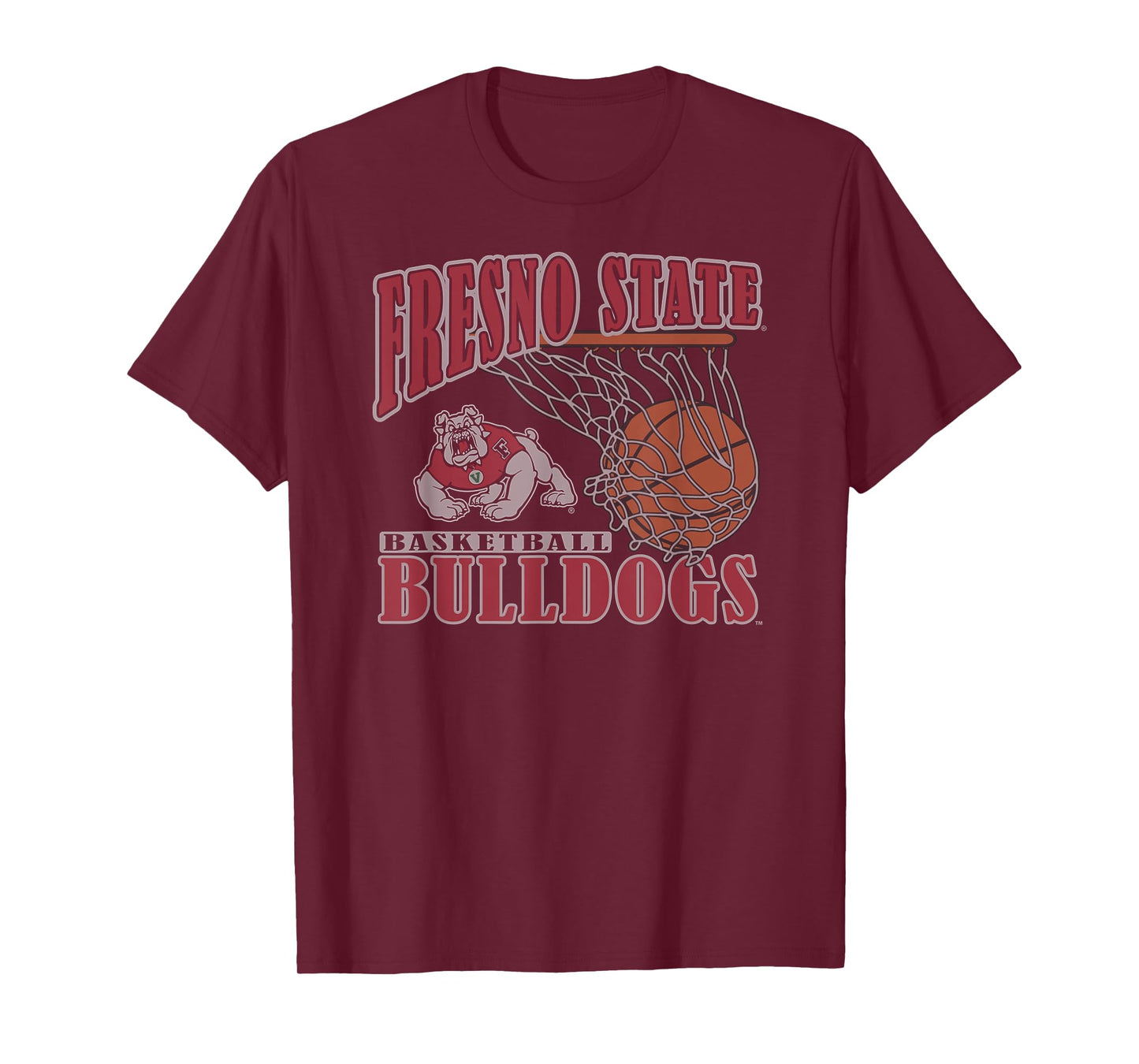 Fresno State Bulldogs Basketball Vintage Lift Navy T-Shirt
