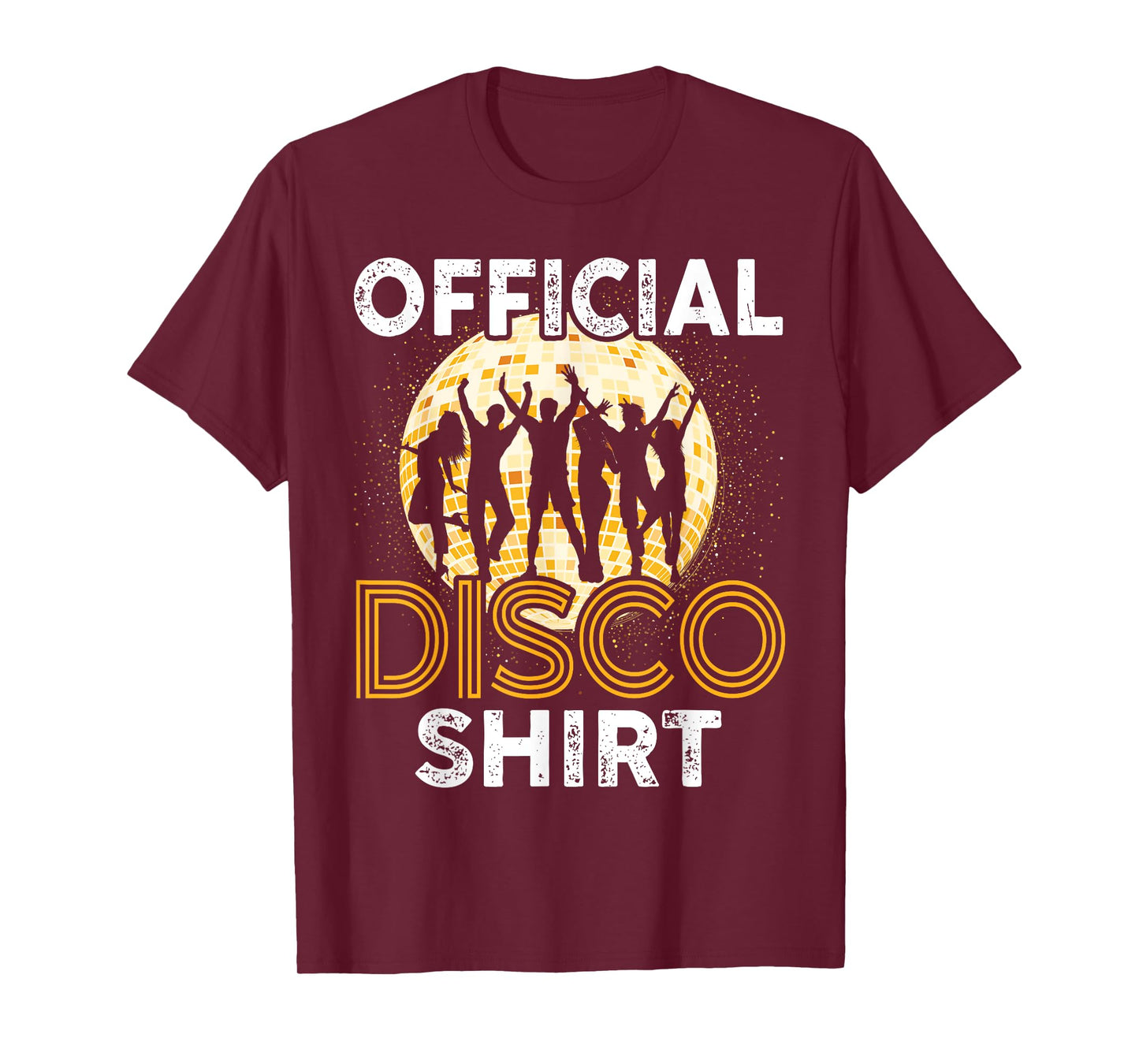 Disco Outfit Women Men, 70s & 80s Costume, Official Disco T-Shirt