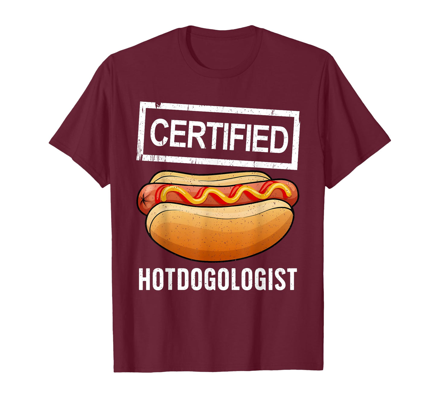 Cool Hotdog Outfit for Men Women Adult Hotdog Hot Dog Lover T-Shirt